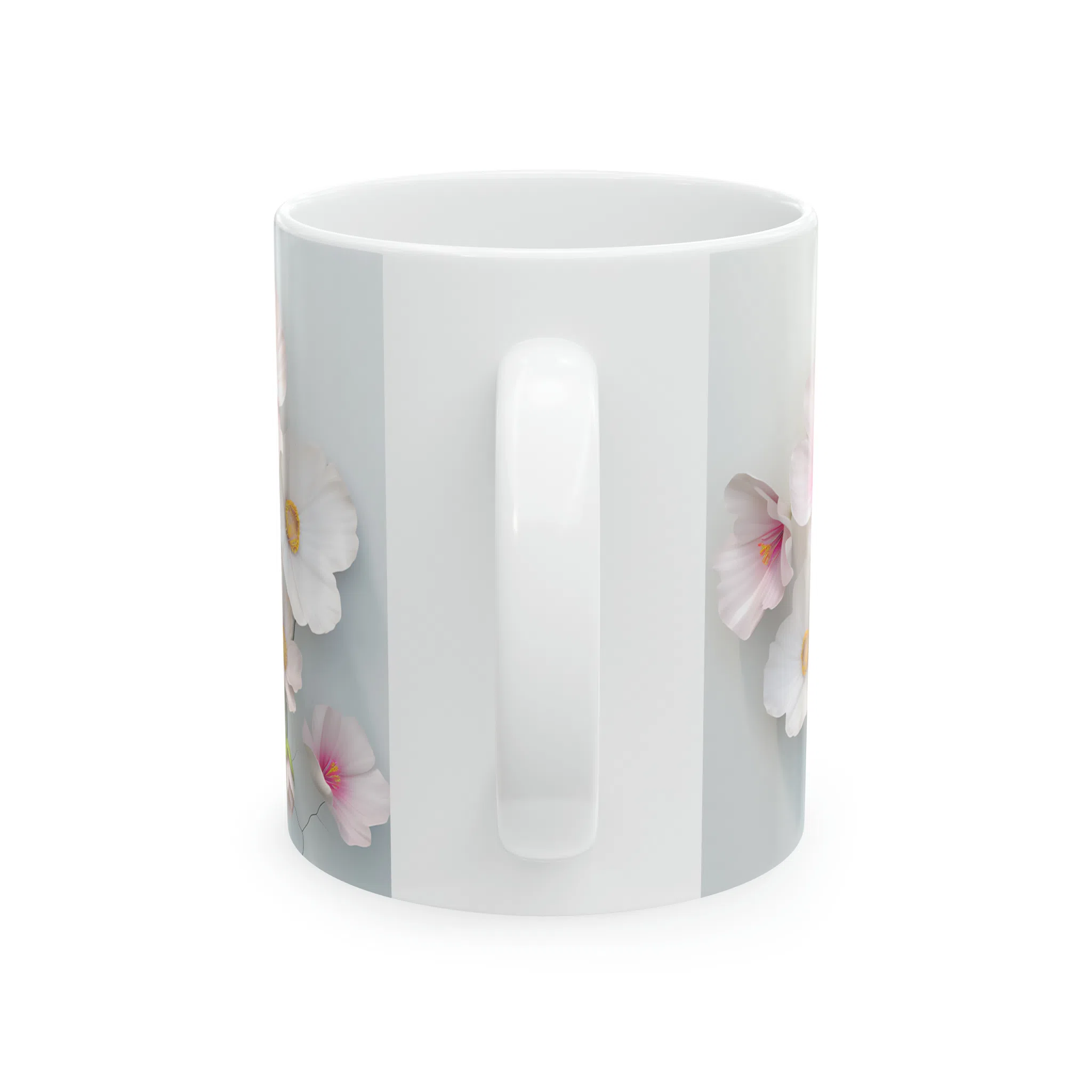 ماگ طرح سه بعدی سمور و گل مدل NM3054 — تصویر 4