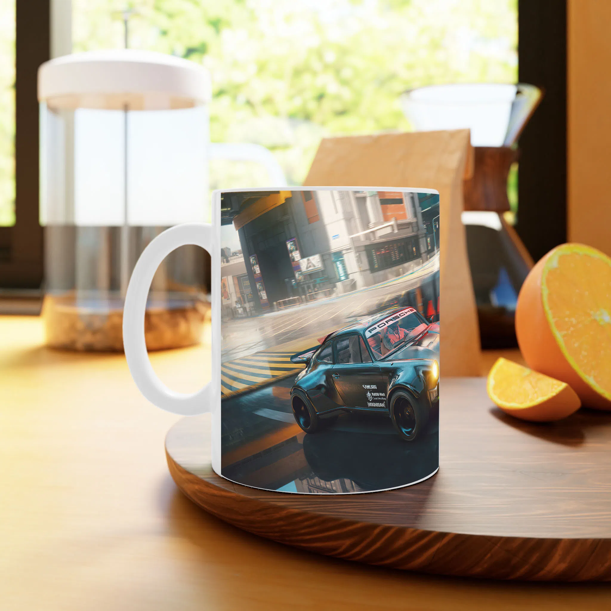 ماگ لیمینات طرح بازی سایبرپانک Cyberpunk 2077 Game کد NM6754 — تصویر 4