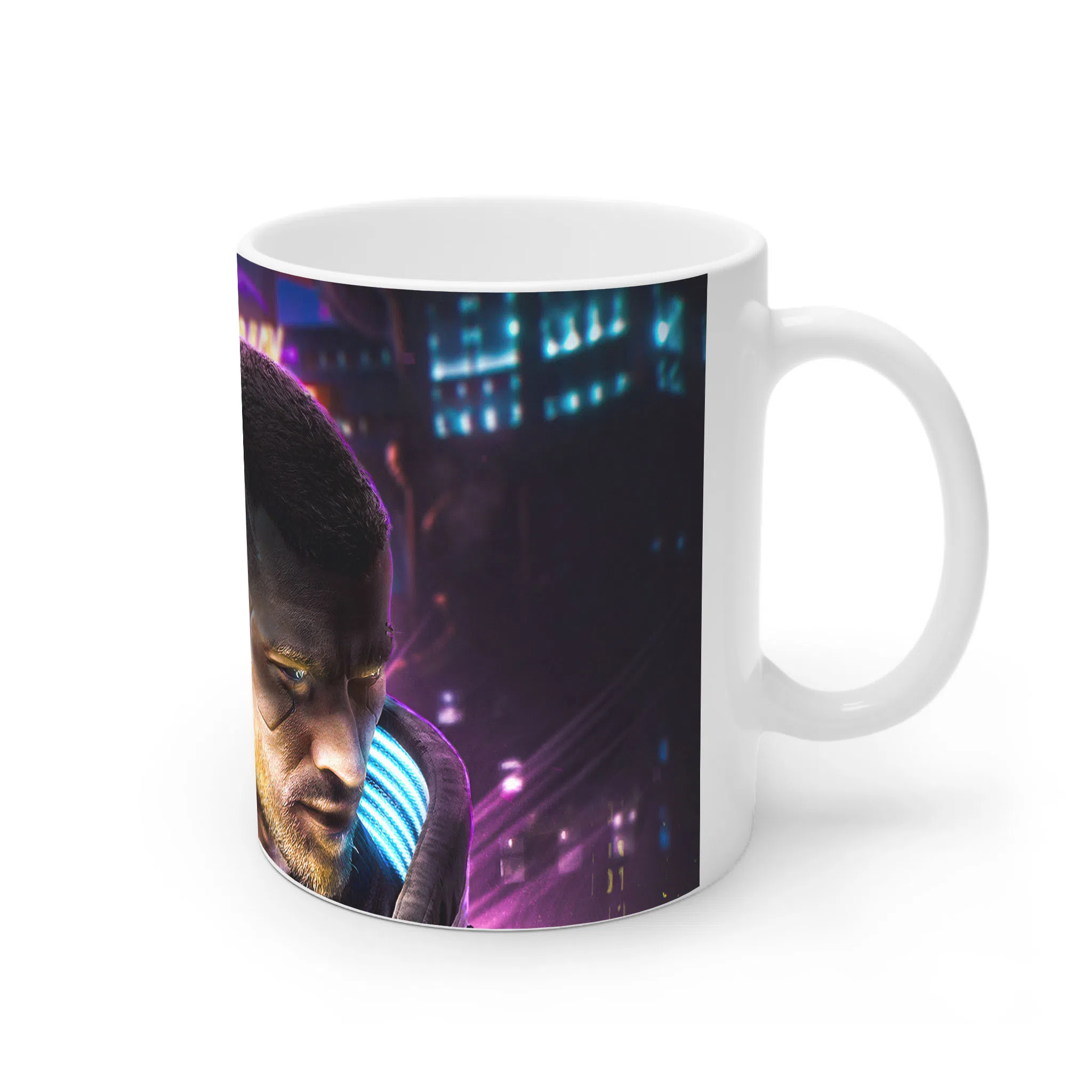 ماگ لیمینات طرح بازی سایبرپانک Cyberpunk 2077 Game کد NM6639 — تصویر 4