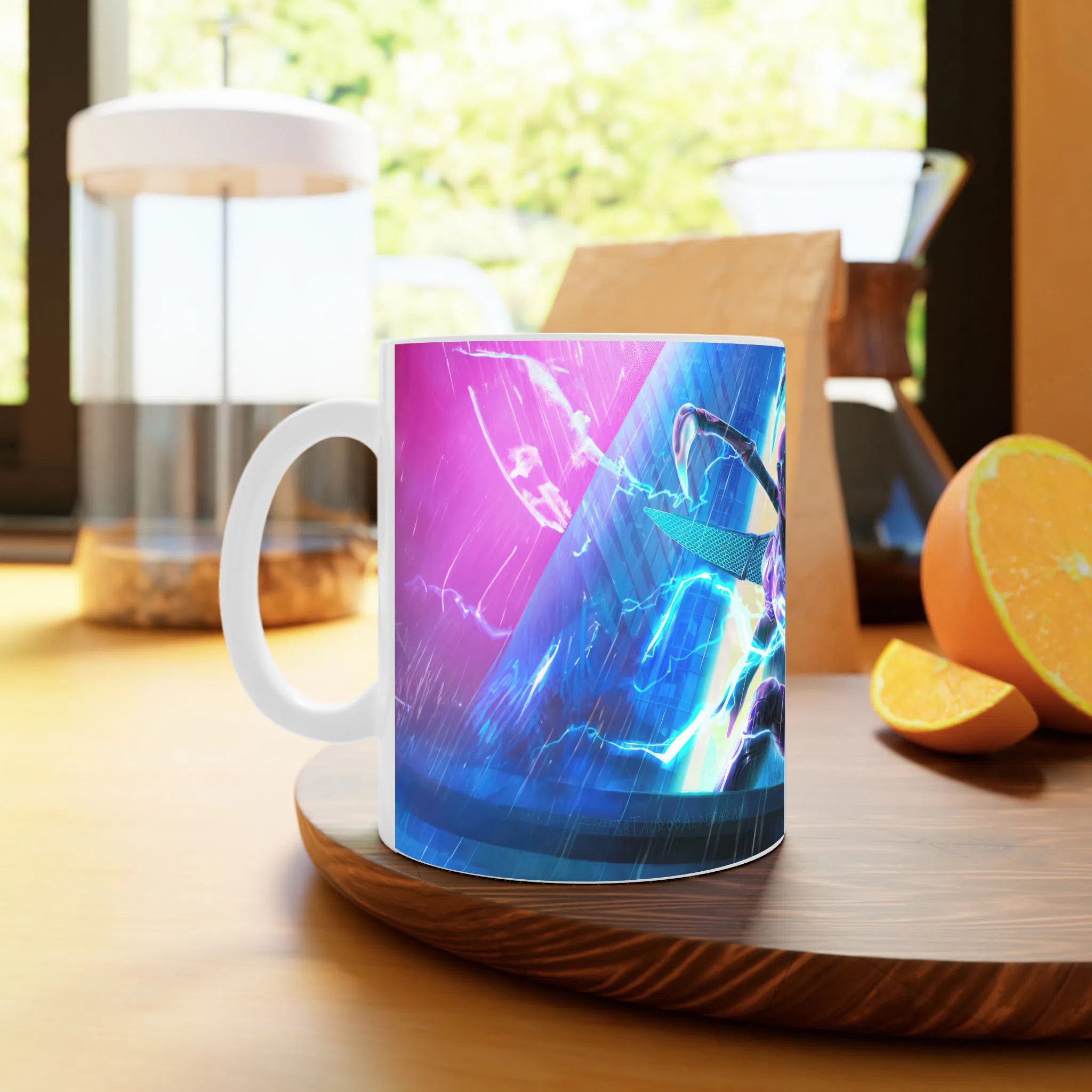 ماگ لیمینات طرح فیلم Blue Beetle کد NM10993 — تصویر 2