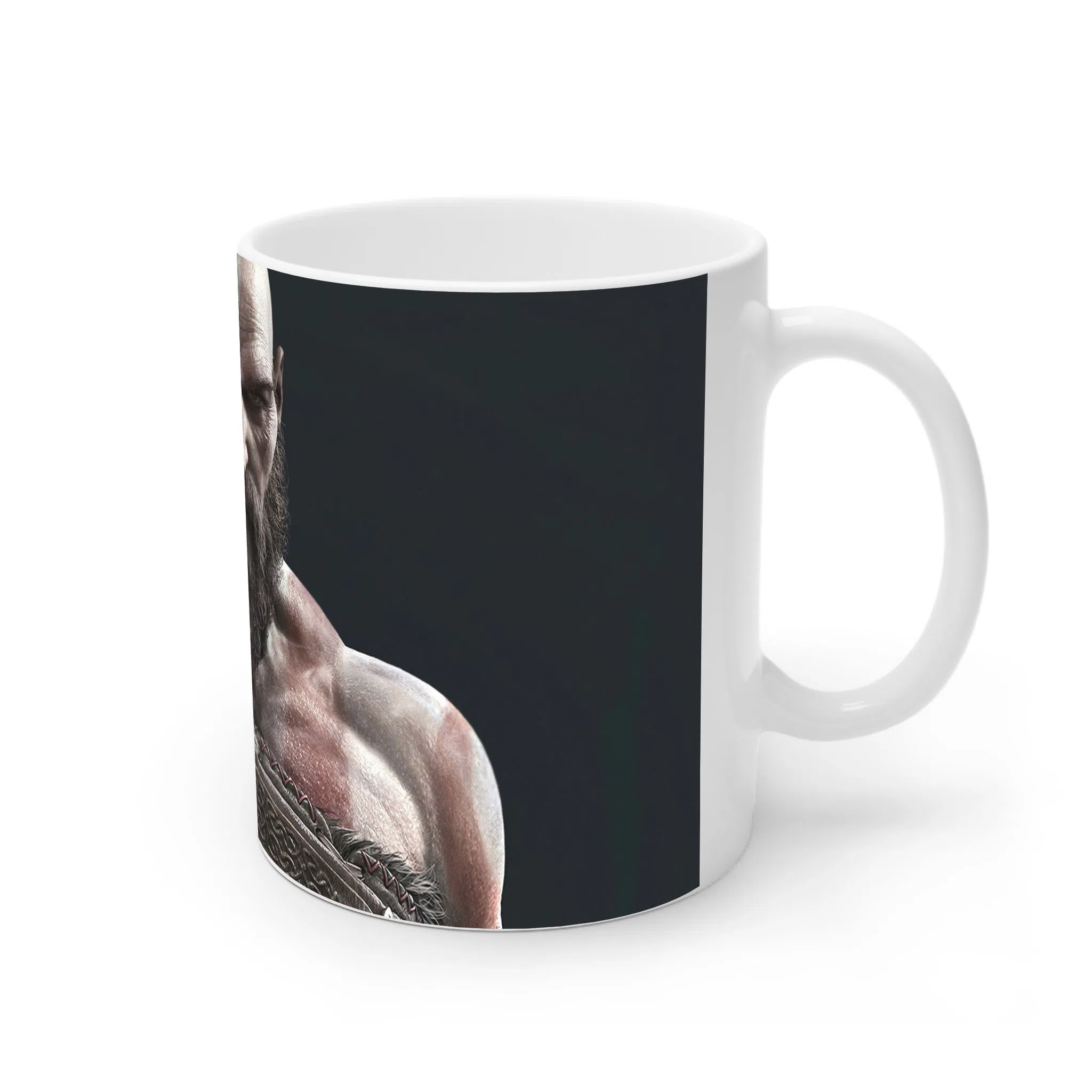 ماگ لیمینات طرح بازی خدای جنگ گاد آف وار God of War Kratos Game کد NM7819 — تصویر 2