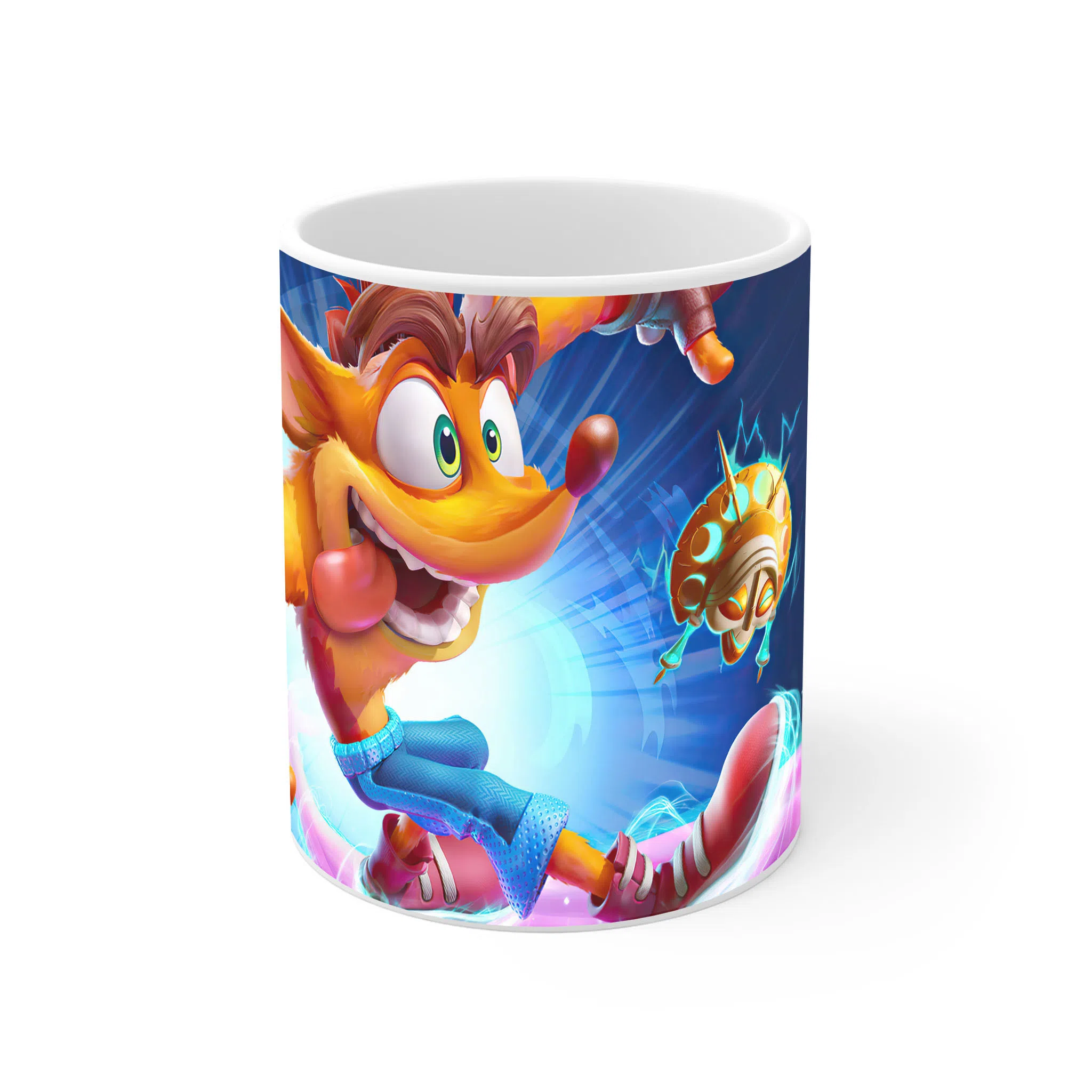 ماگ لیمینات طرح بازی کراش Crash Bandicoot Game کد NM6507 — تصویر 2