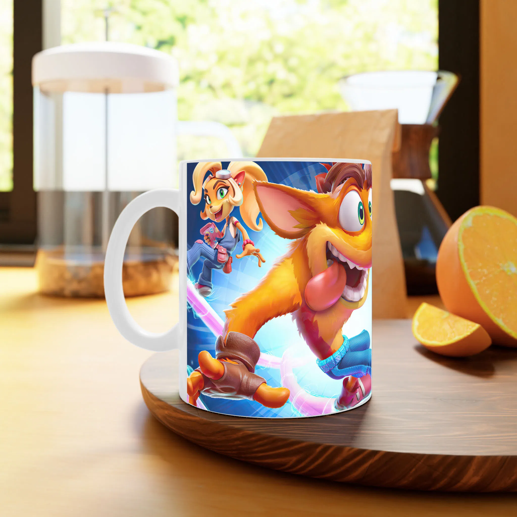 ماگ لیمینات طرح بازی کراش Crash Bandicoot Game کد NM6507 — تصویر 3