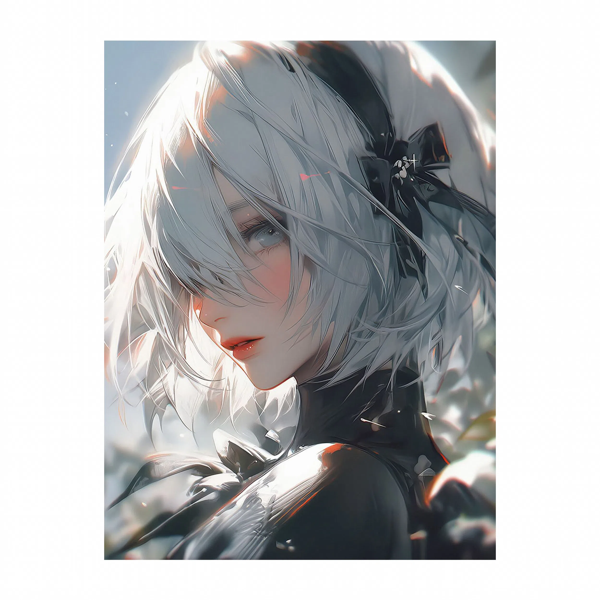 تابلو شاسی لیمینات طرح انیمه نایر اوتوماتا Nier Automata Ai مدل NV1269