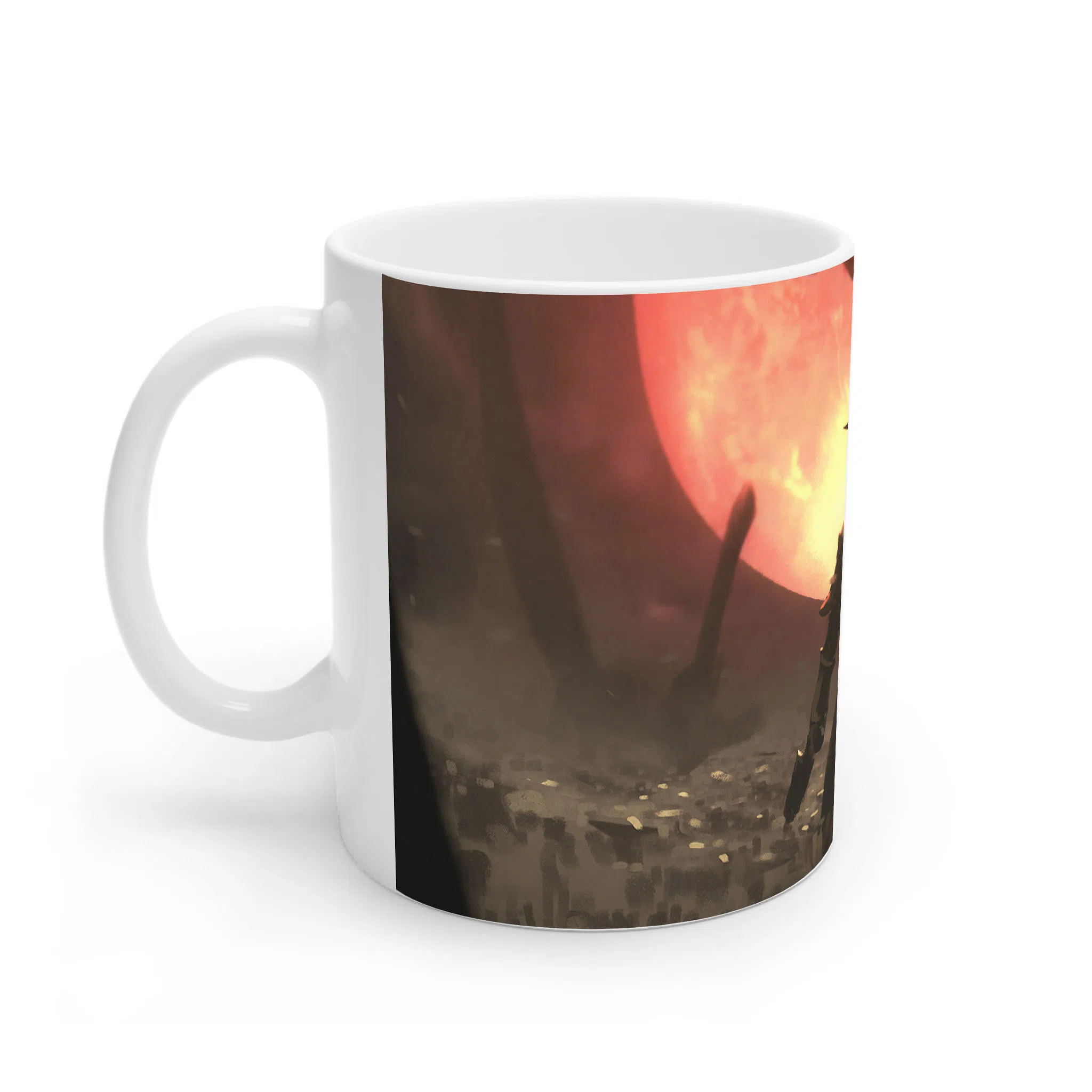 ماگ لیمینات طرح بازی بلادبورن Bloodborne Game کد NM6258 — تصویر 3