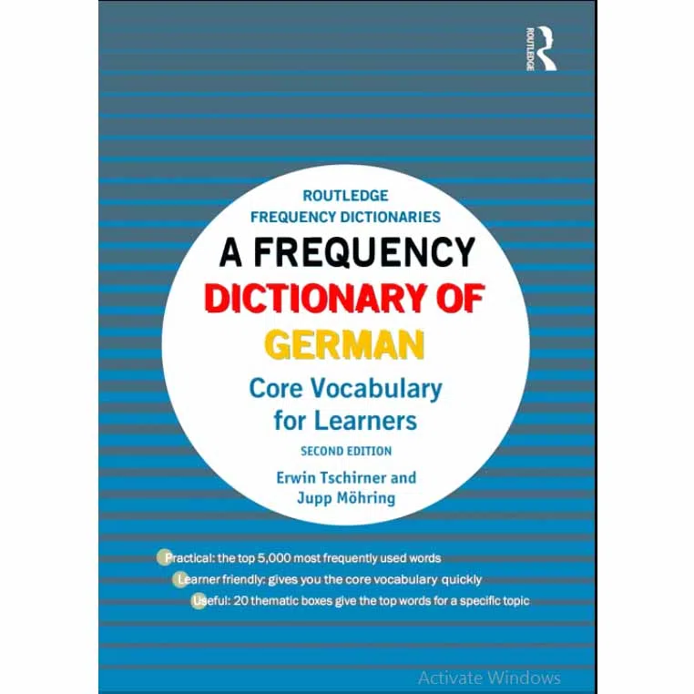 کتاب A frequency dictionary of German -Core vocabulary اثر learners chirner kav نشر دولت علم