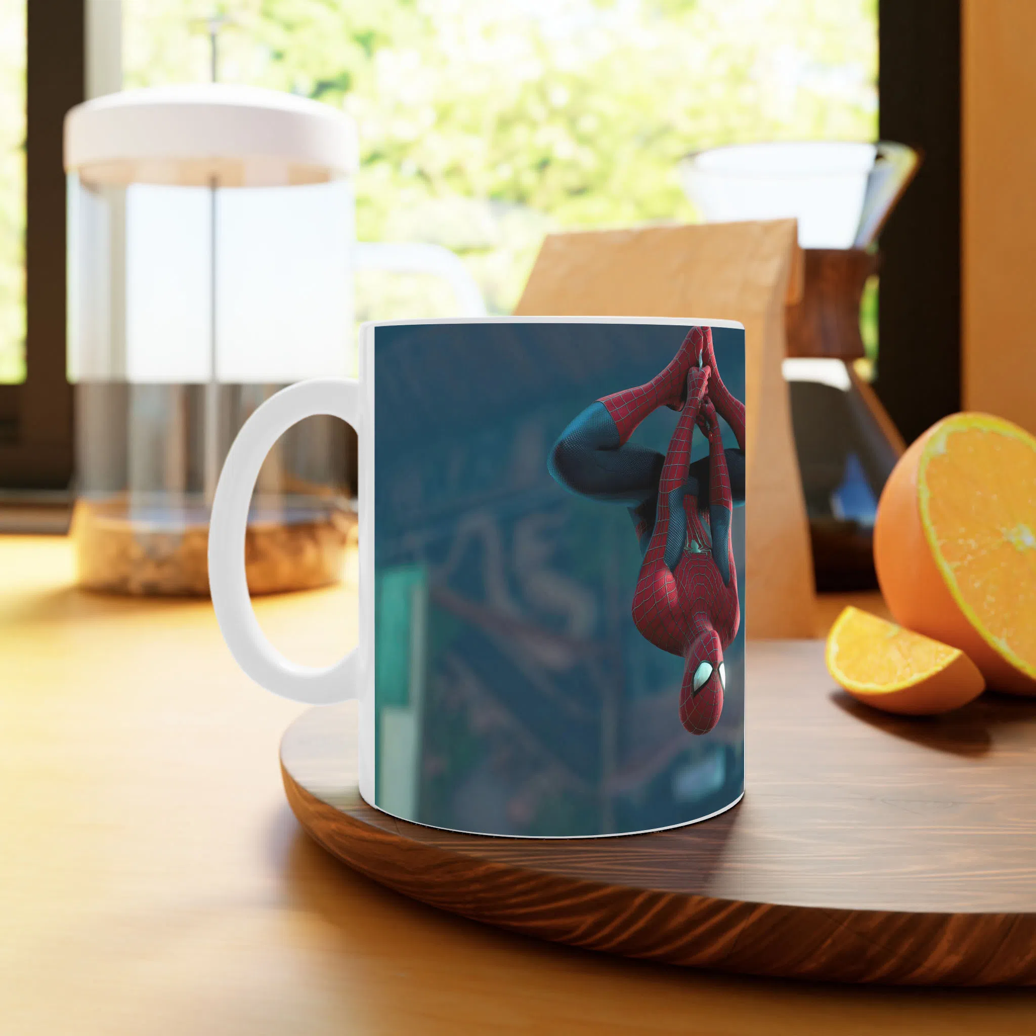 ماگ لیمینات طرح Spider Man Game کد NM9487 — تصویر 3