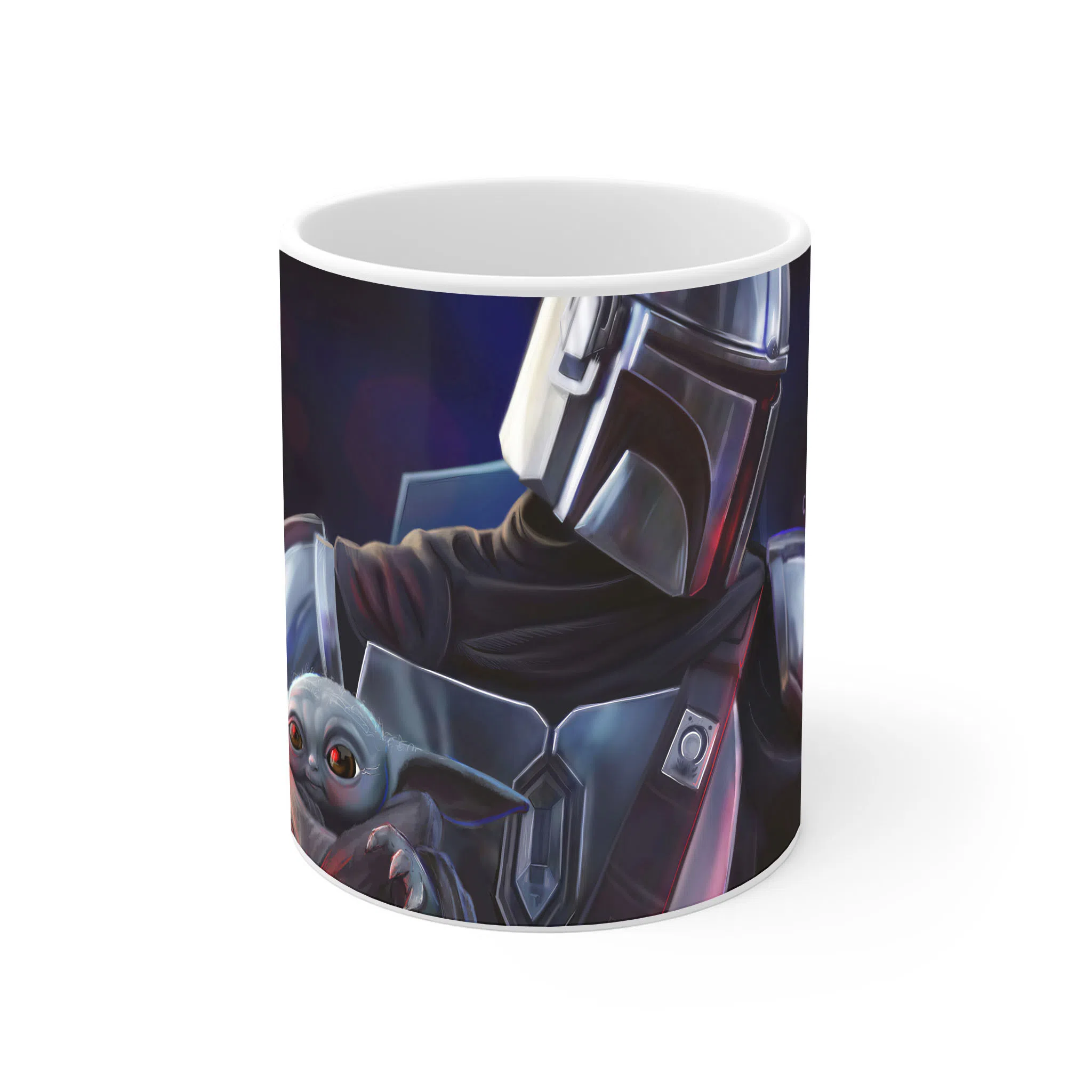 ماگ لیمینات طرح سریال مندلورین The Mandalorian کد NM5588
