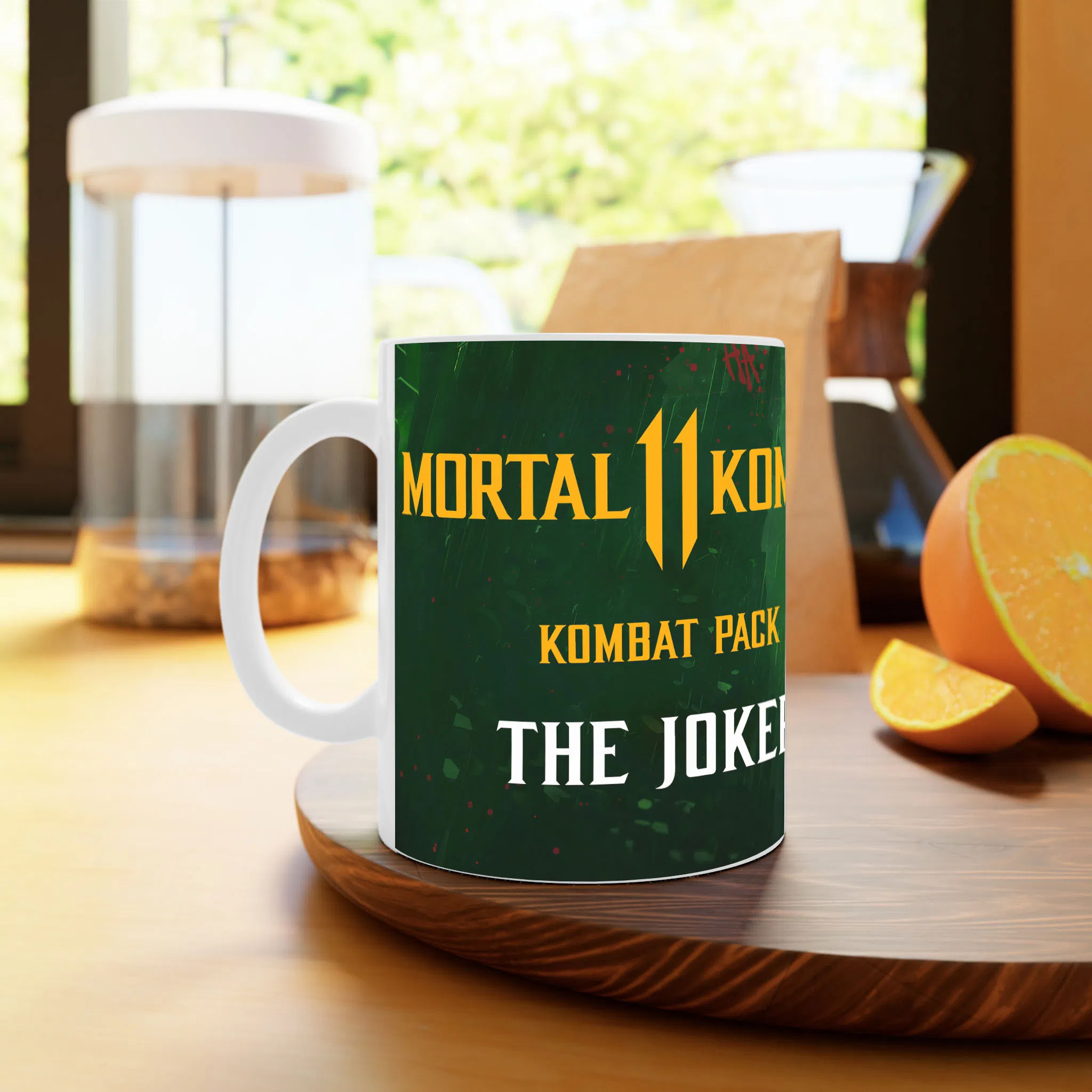 ماگ لیمینات طرح بازی مورتال کامبت Mortal Kombat Game جوکر کد NM8542 — تصویر 4