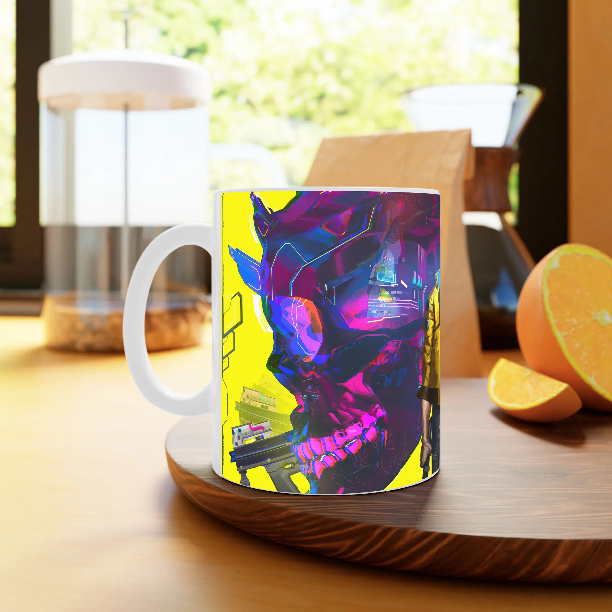 ماگ لیمینات طرح بازی سایبرپانک Cyberpunk 2077 Game کد NM6790 — تصویر 3
