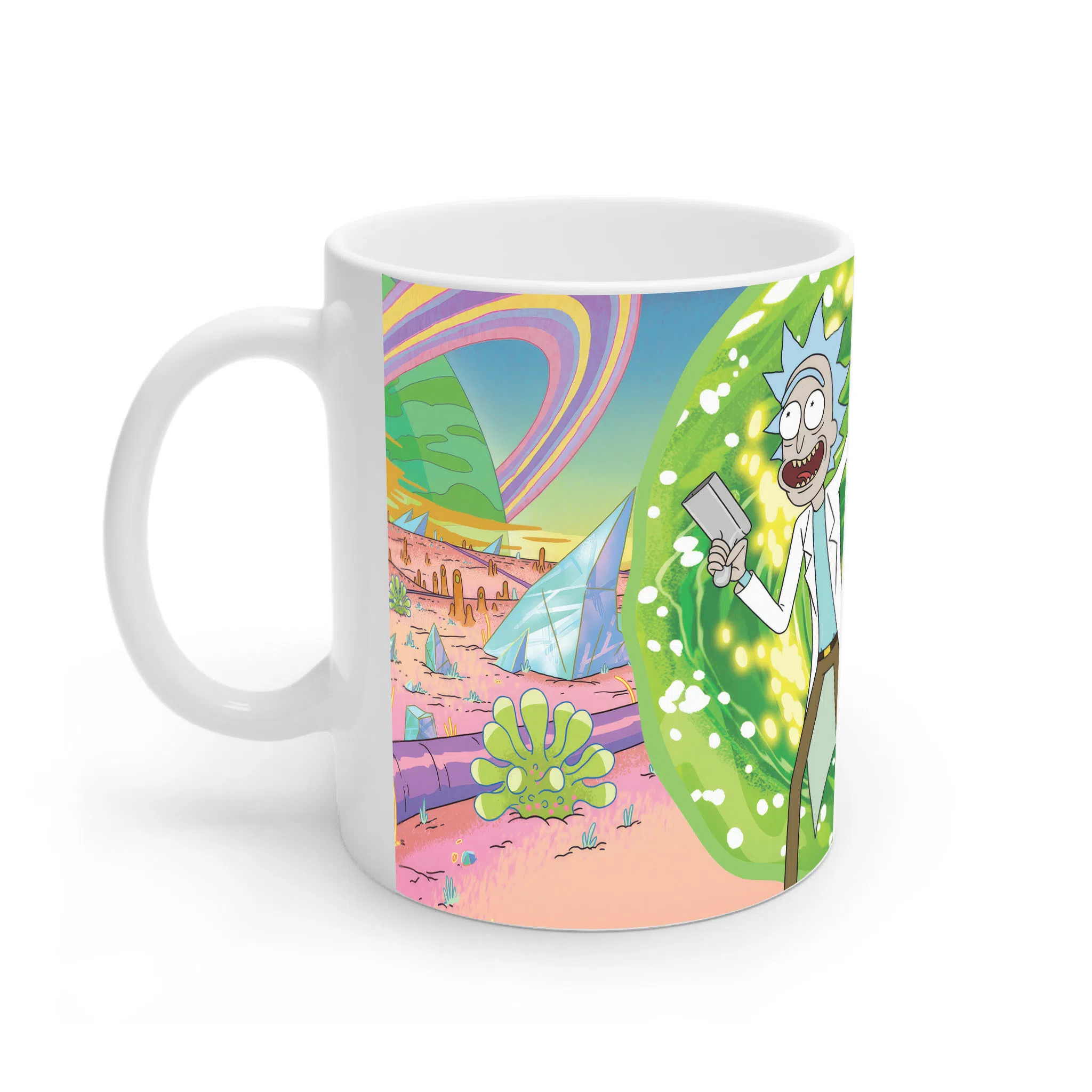 ماگ لیمینات طرح سریال ریک و مورتی Rick and Morty کد NM4916 — تصویر 2