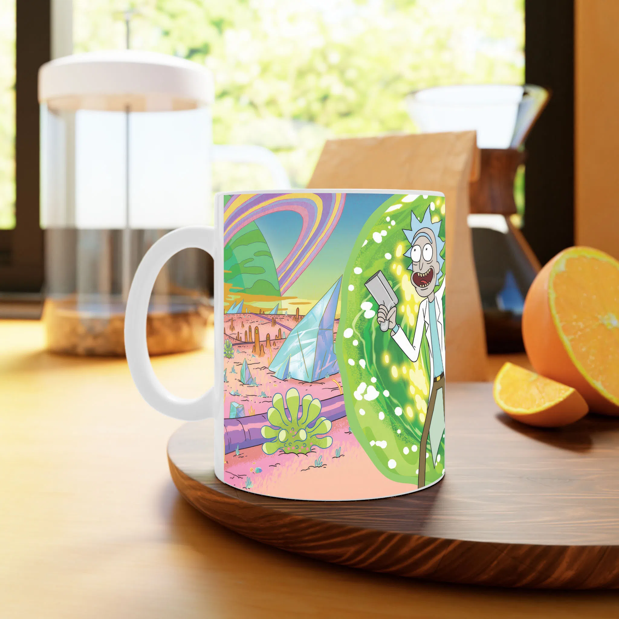 ماگ لیمینات طرح سریال ریک و مورتی Rick and Morty کد NM4916 — تصویر 3