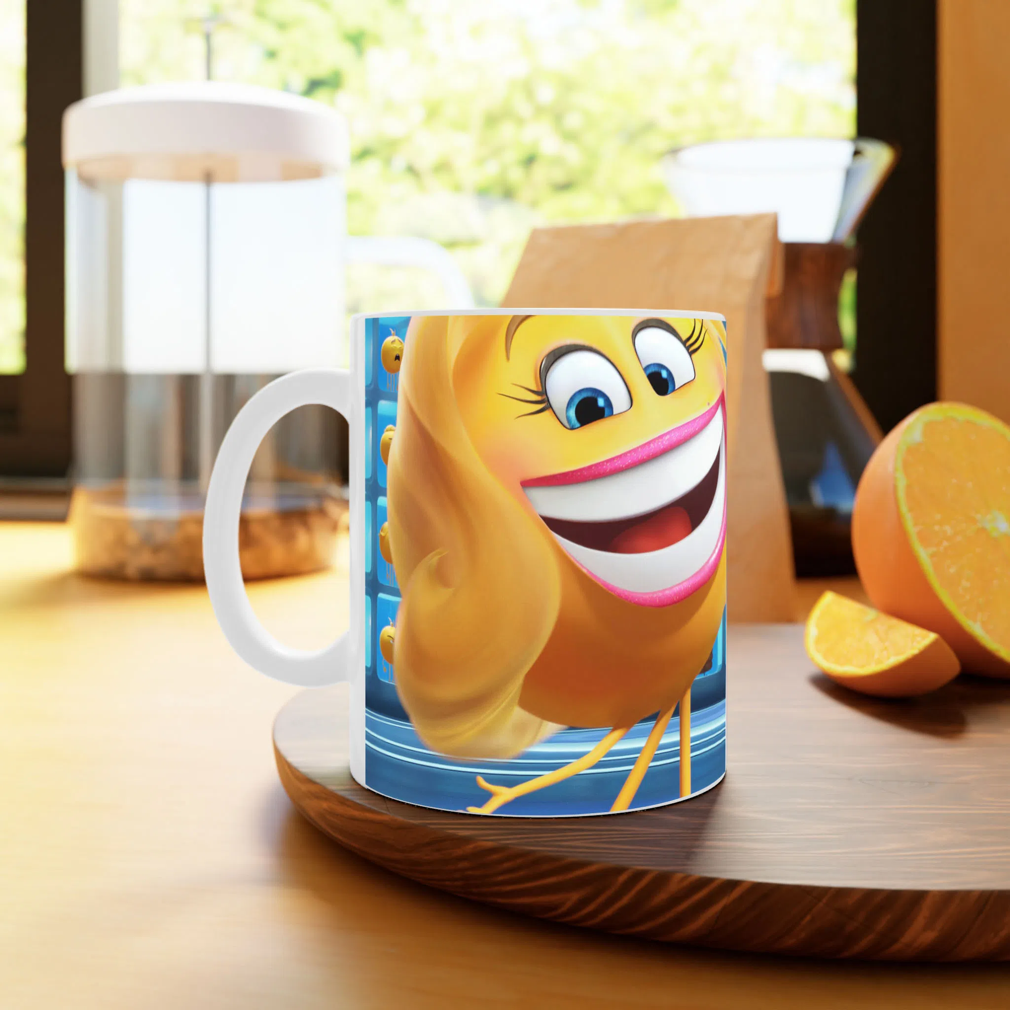 ماگ لیمینات طرح فیلم The Emoji کد NM12770 — تصویر 3