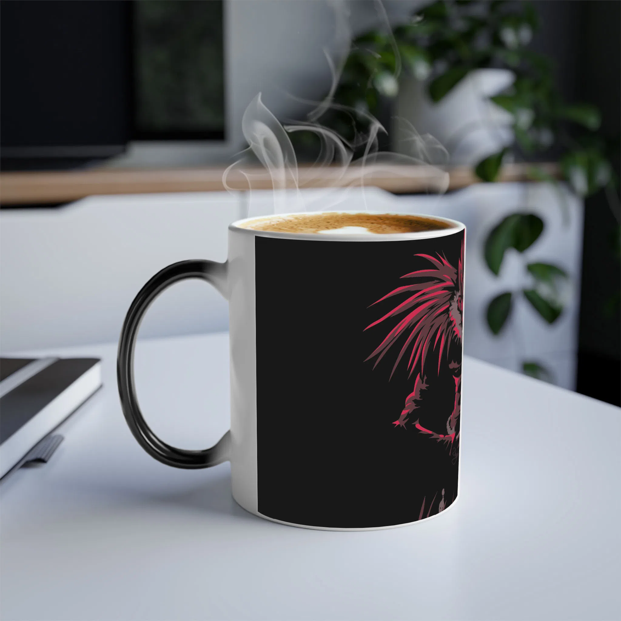 ماگ حرارتی لیمینات طرح انیمه دفترچه مرگ - Death Note کد NM0612 — تصویر 3