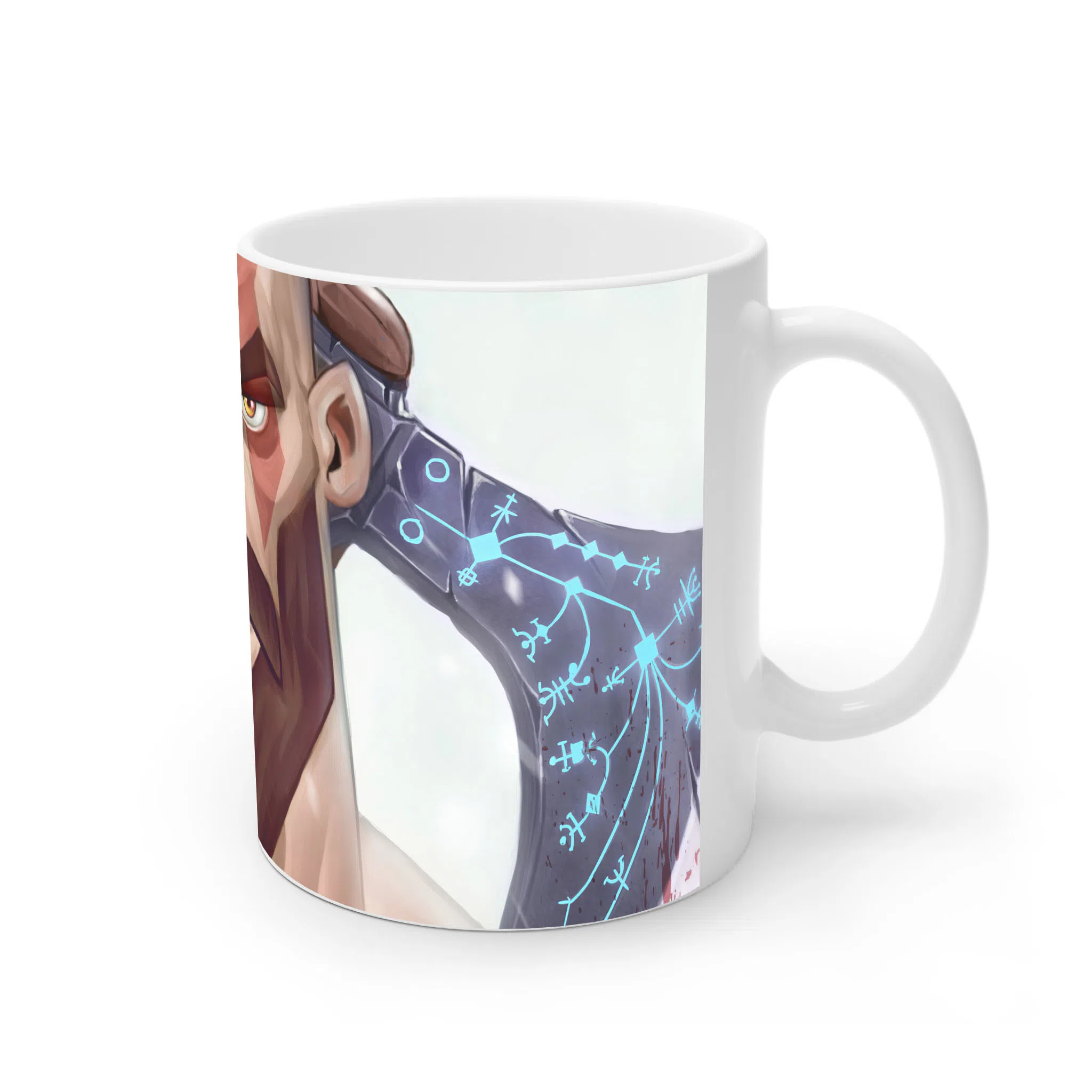 ماگ لیمینات طرح بازی خدای جنگ گاد آف وار God of War Kratos Game کد NM7841 — تصویر 2