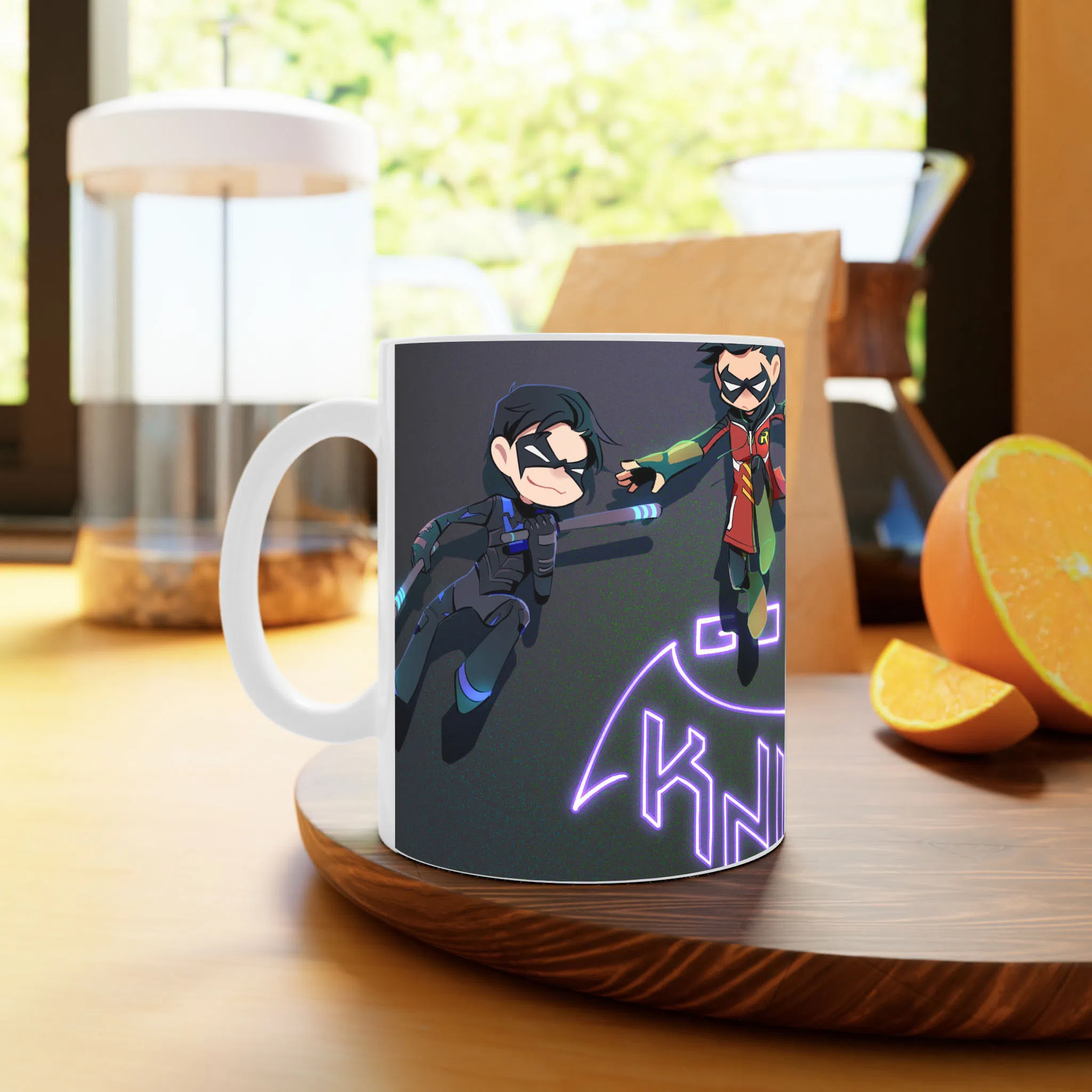 ماگ لیمینات طرح بازی Gotham Knights Game کد NM7879 — تصویر 3