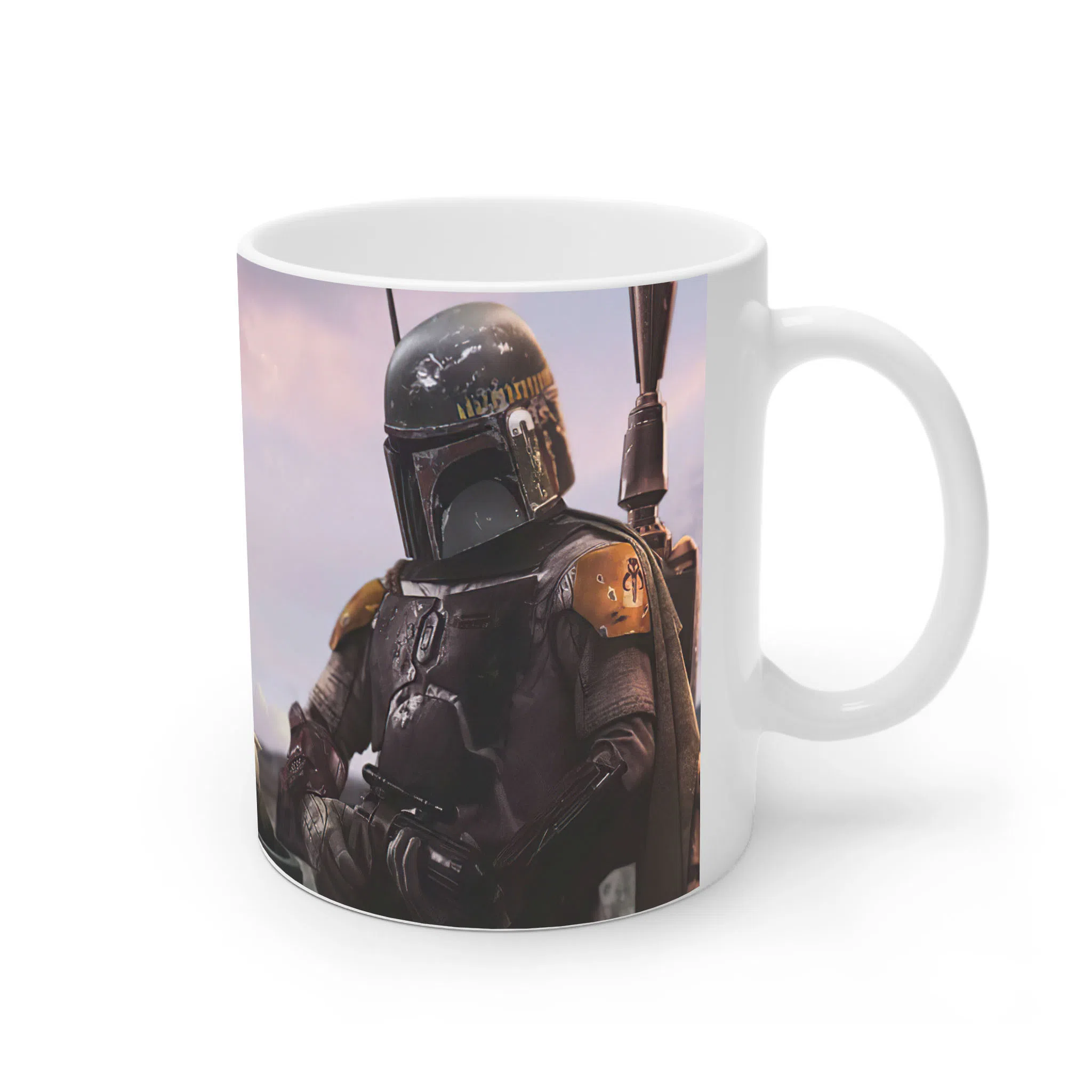 ماگ لیمینات طرح سریال مندلورین The Mandalorian کد NM5553 — تصویر 2