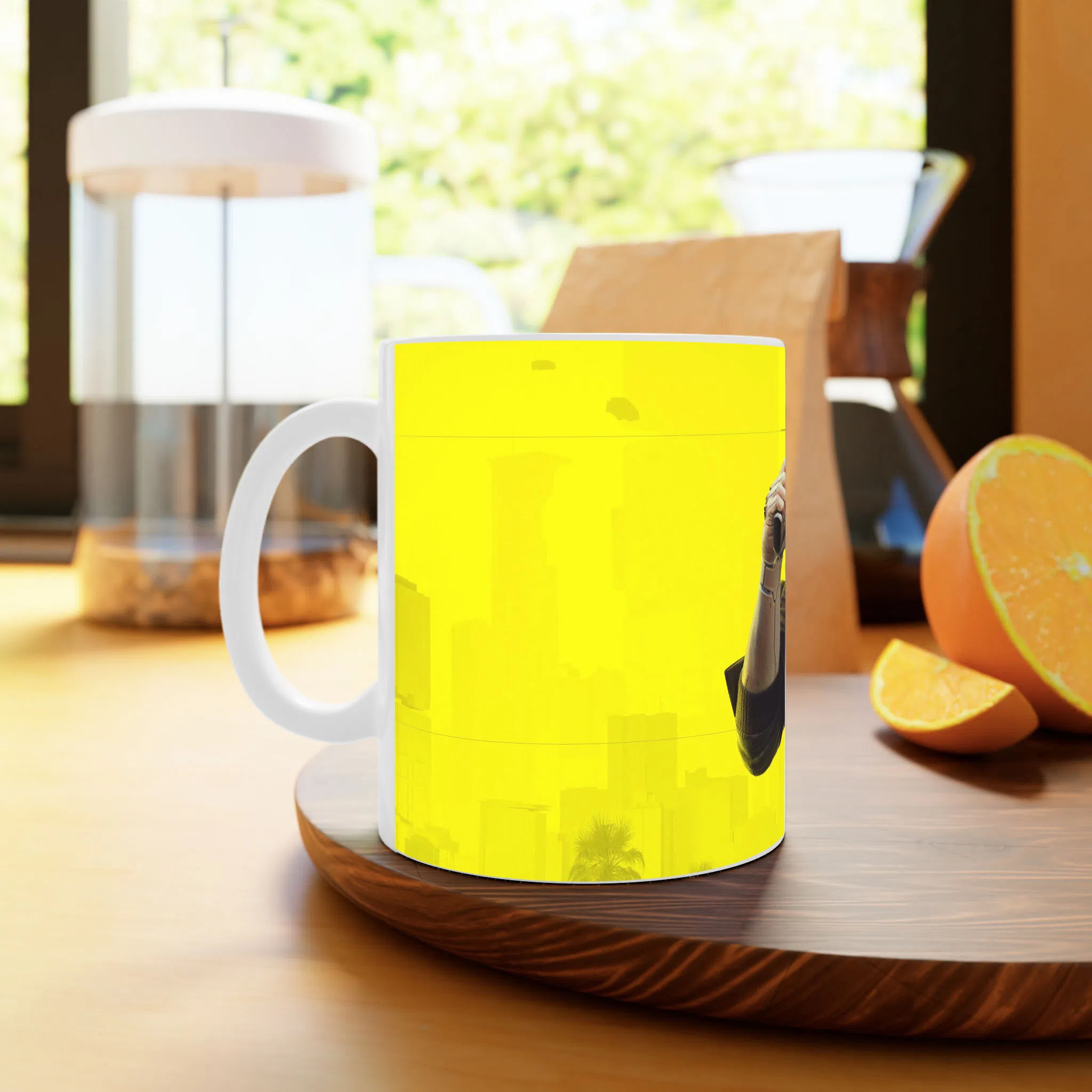 ماگ لیمینات طرح بازی سایبرپانک Cyberpunk 2077 Game کد NM6539 — تصویر 2