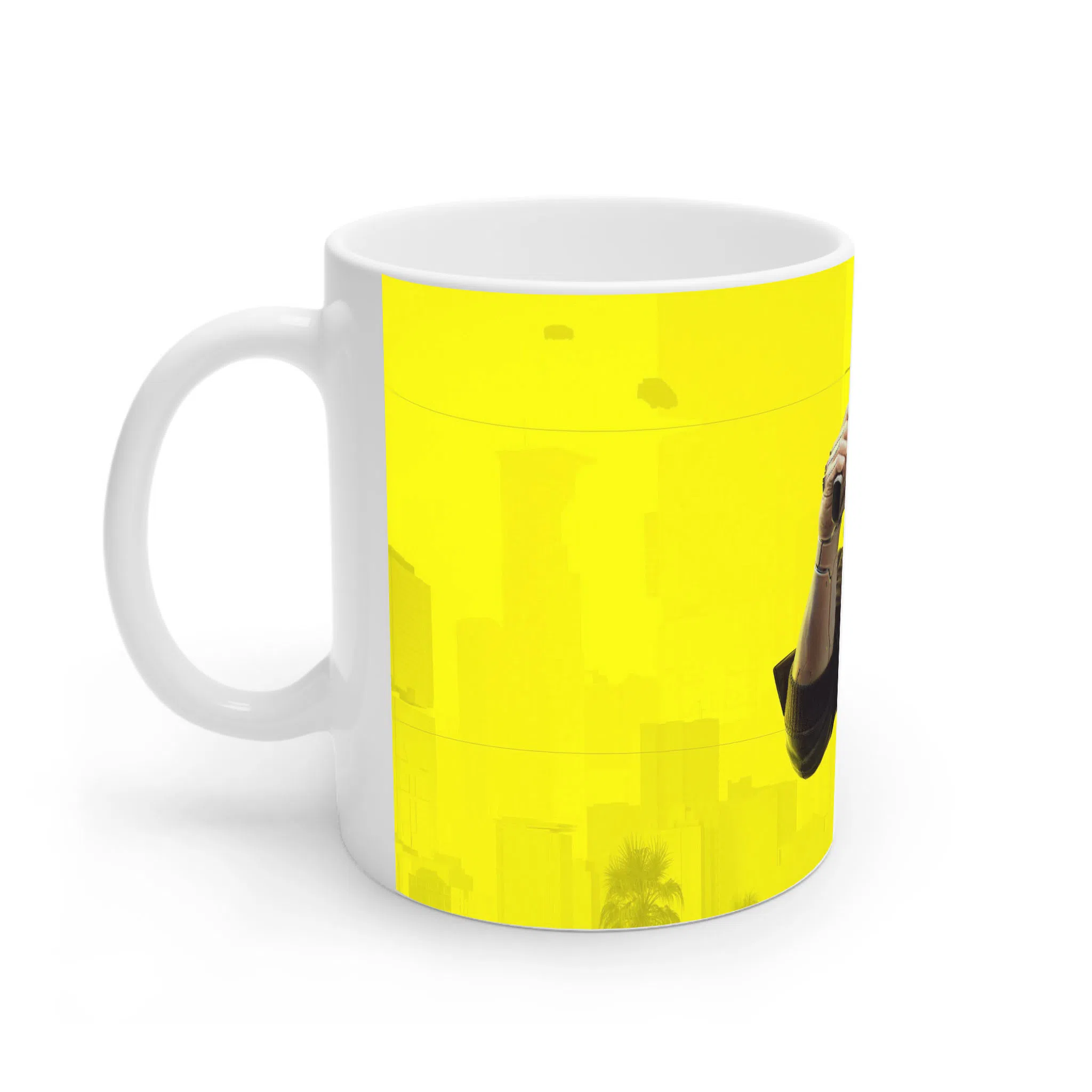 ماگ لیمینات طرح بازی سایبرپانک Cyberpunk 2077 Game کد NM6539 — تصویر 3