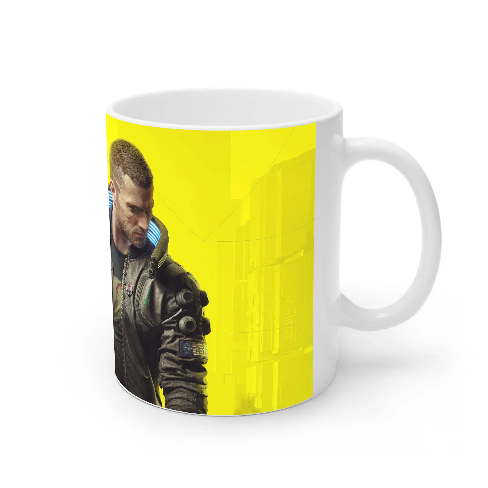 ماگ لیمینات طرح بازی سایبرپانک Cyberpunk 2077 Game کد NM6539 — تصویر 4