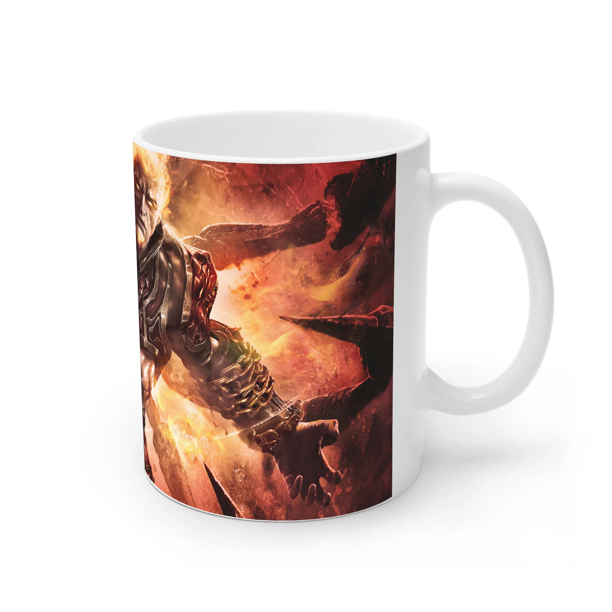 ماگ لیمینات طرح بازی خدای جنگ گاد آف وار God of War Kratos Game کد NM7762 — تصویر 2