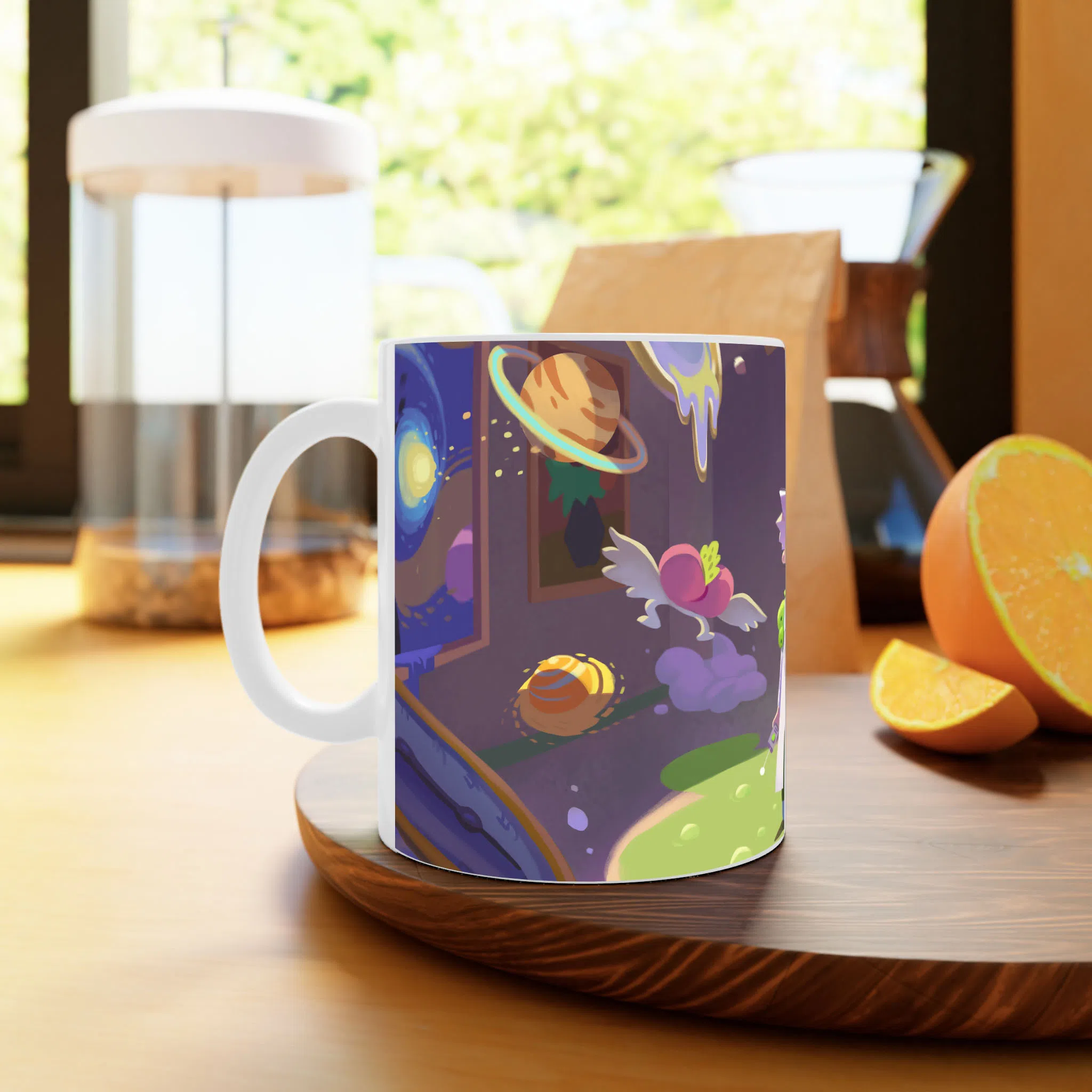 ماگ لیمینات طرح سریال ریک و مورتی Rick and Morty کد NM4920 — تصویر 3