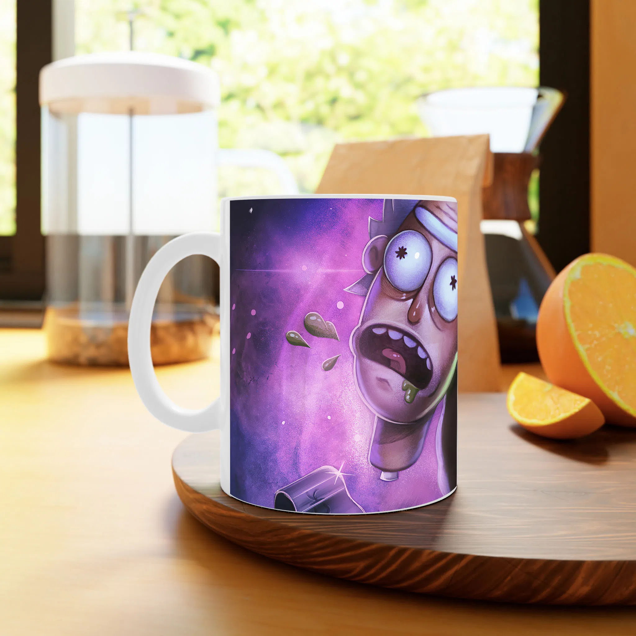ماگ لیمینات طرح سریال ریک و مورتی Rick and Morty کد NM4876 — تصویر 2