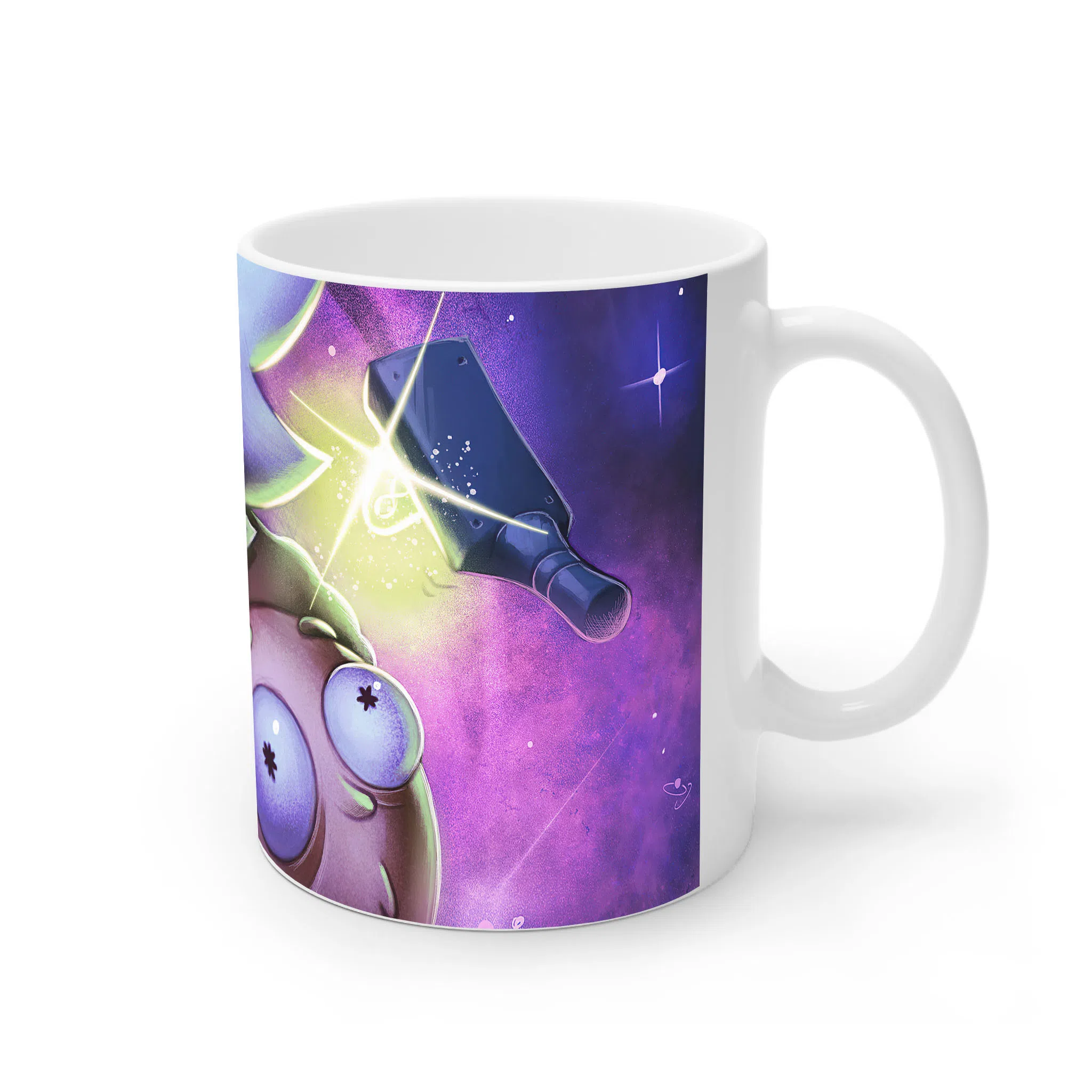 ماگ لیمینات طرح سریال ریک و مورتی Rick and Morty کد NM4876 — تصویر 3