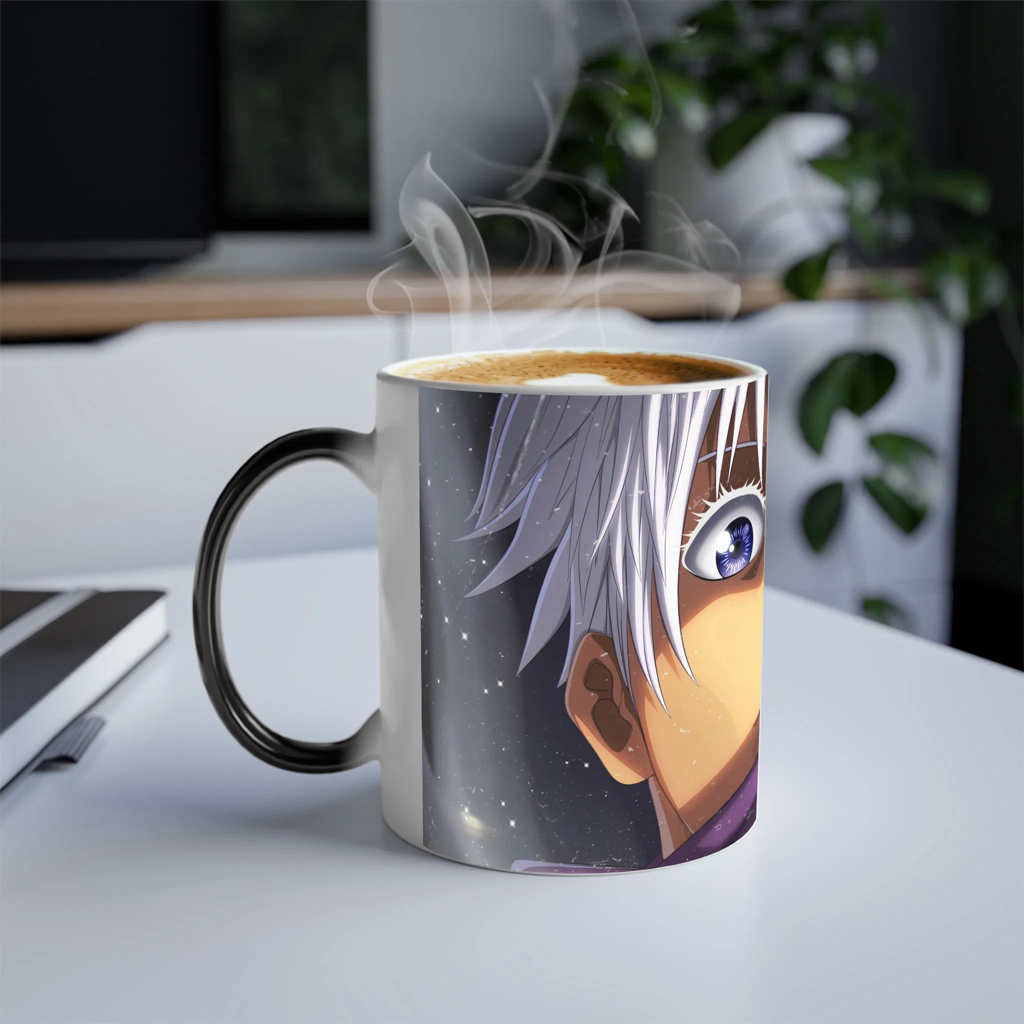 ماگ حرارتی لیمینات طرح انیمه جوجوتسو کایسن Jujutsu Kaisen Gojo Satoru کد NM0902 — تصویر 3