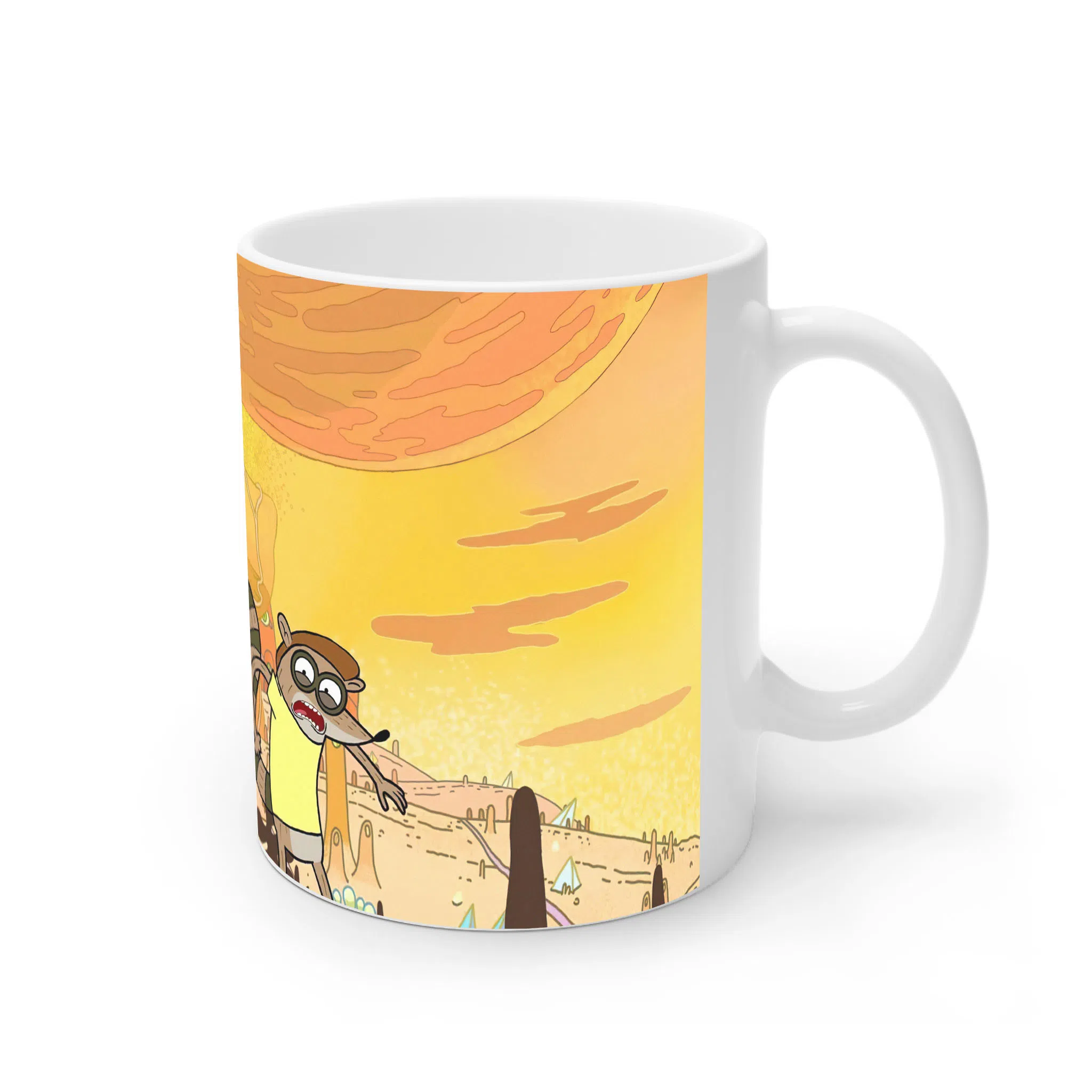 ماگ لیمینات طرح سریال ریک و مورتی Rick and Morty کد NM4900 — تصویر 2