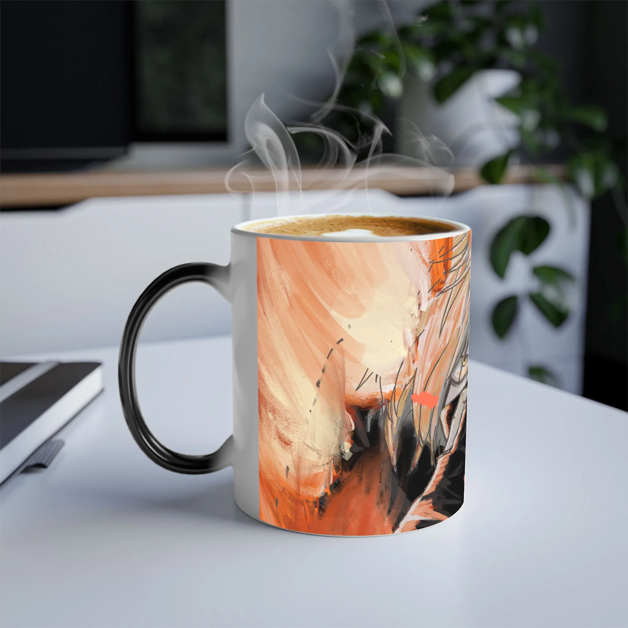 ماگ حرارتی لیمینات طرح انیمه Hells Paradise کد NM0861 — تصویر 3