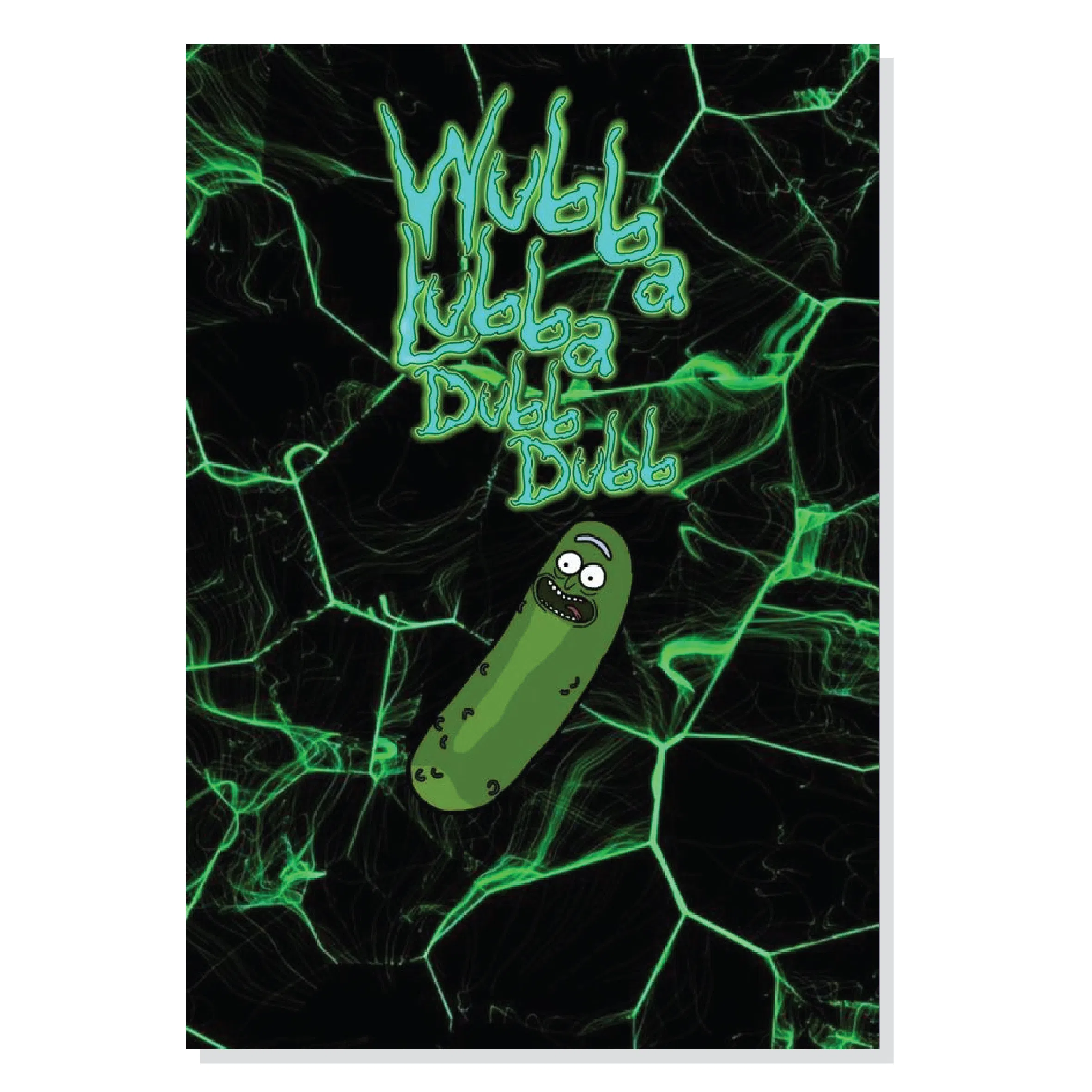 پوستر طرح ریک و مورتی Rick and Morty Pickle Rick مدل M0338
