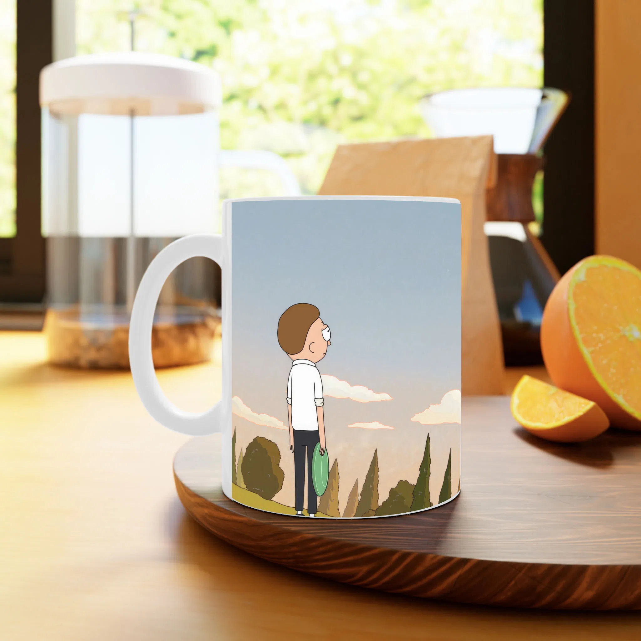 ماگ لیمینات طرح سریال ریک و مورتی Rick and Morty کد NM4880 — تصویر 2