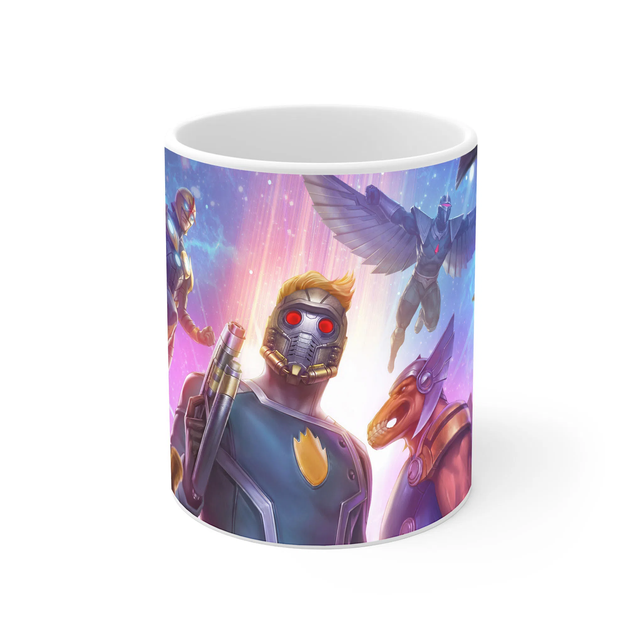 ماگ لیمینات طرح بازی Future Fight تیم Guardians of the Galaxy کد NM7609