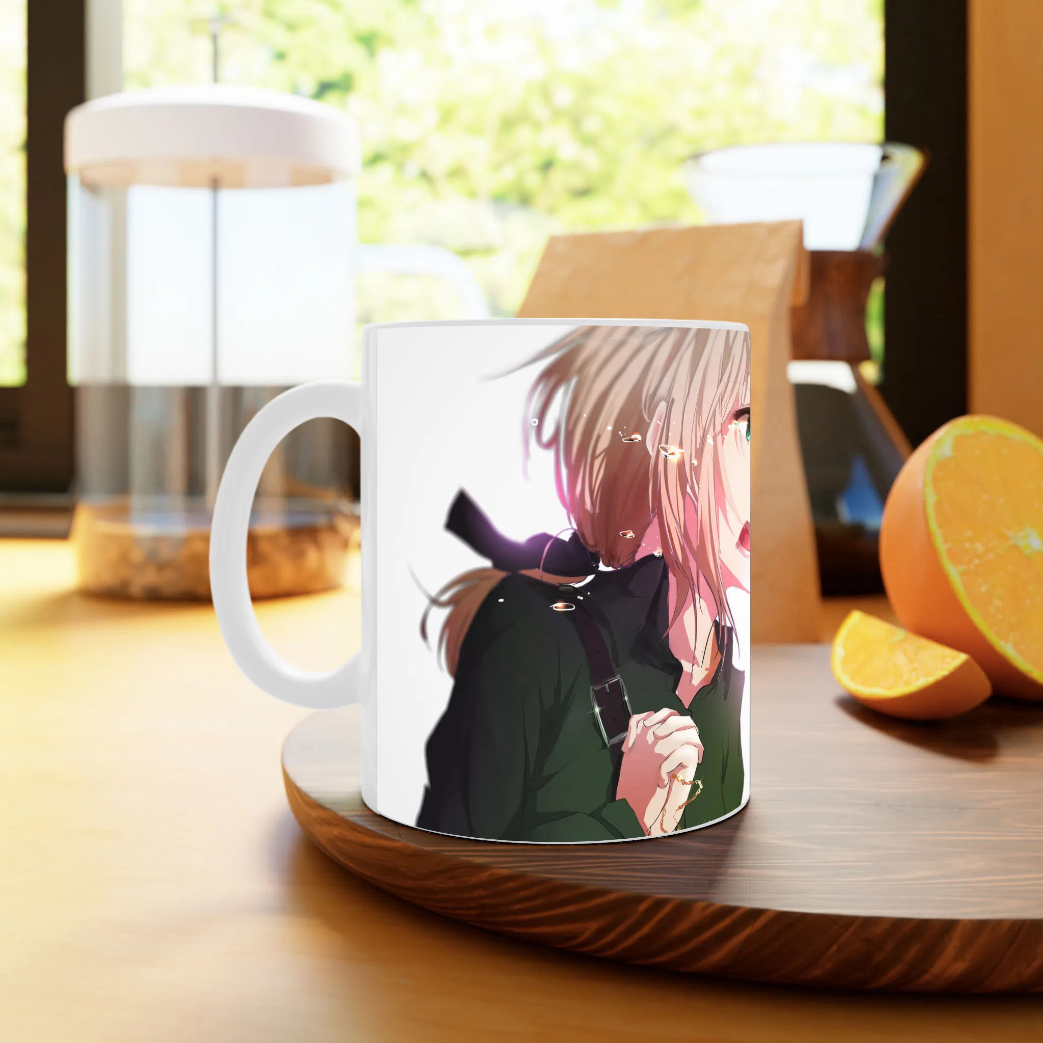 ماگ لیمینات طرح انیمه Violet Evergarden کد NM3571 — تصویر 3