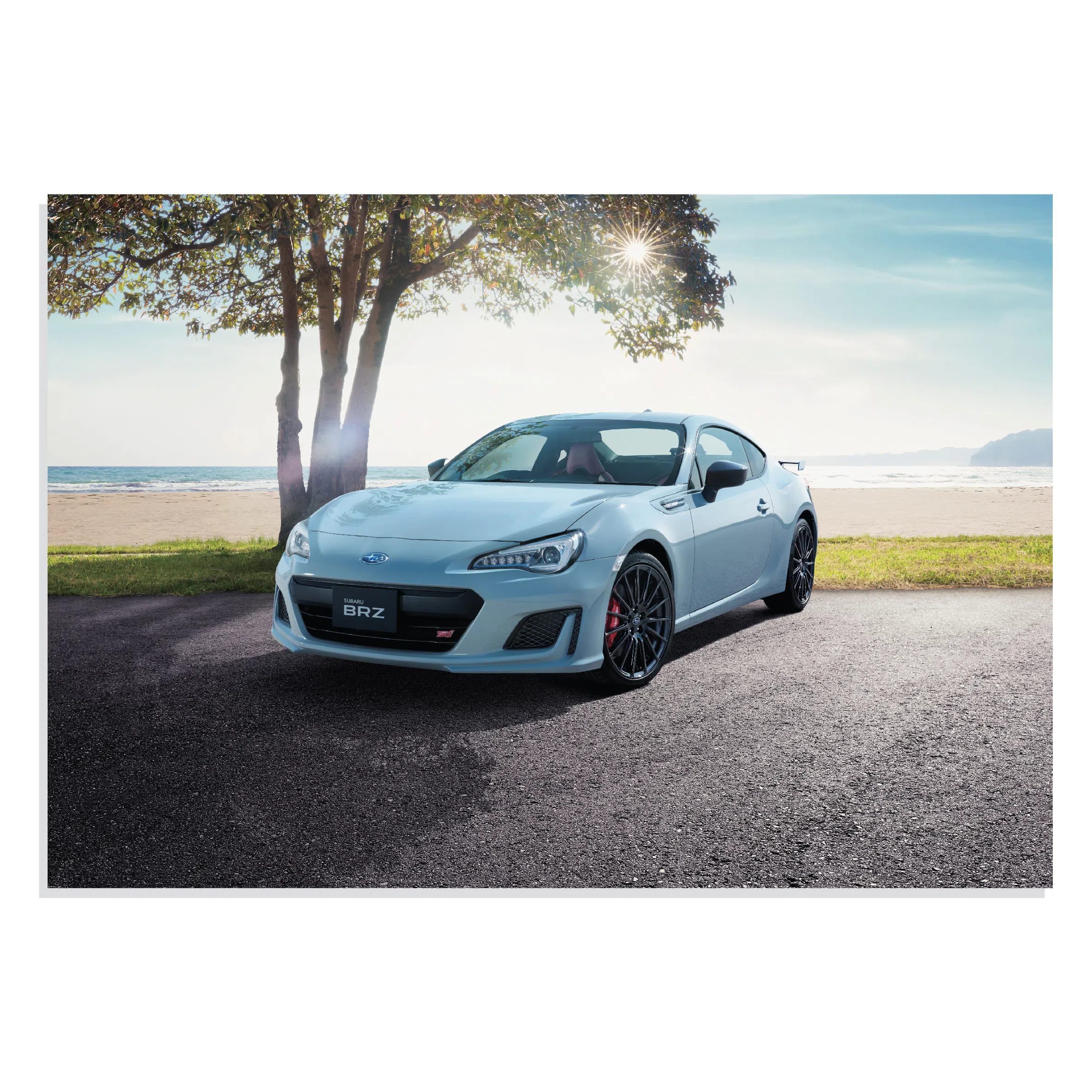 تابلو شاسی طرح ماشین سوبارو - Subaru BRZ STI Sport 2017 مدل NV0725