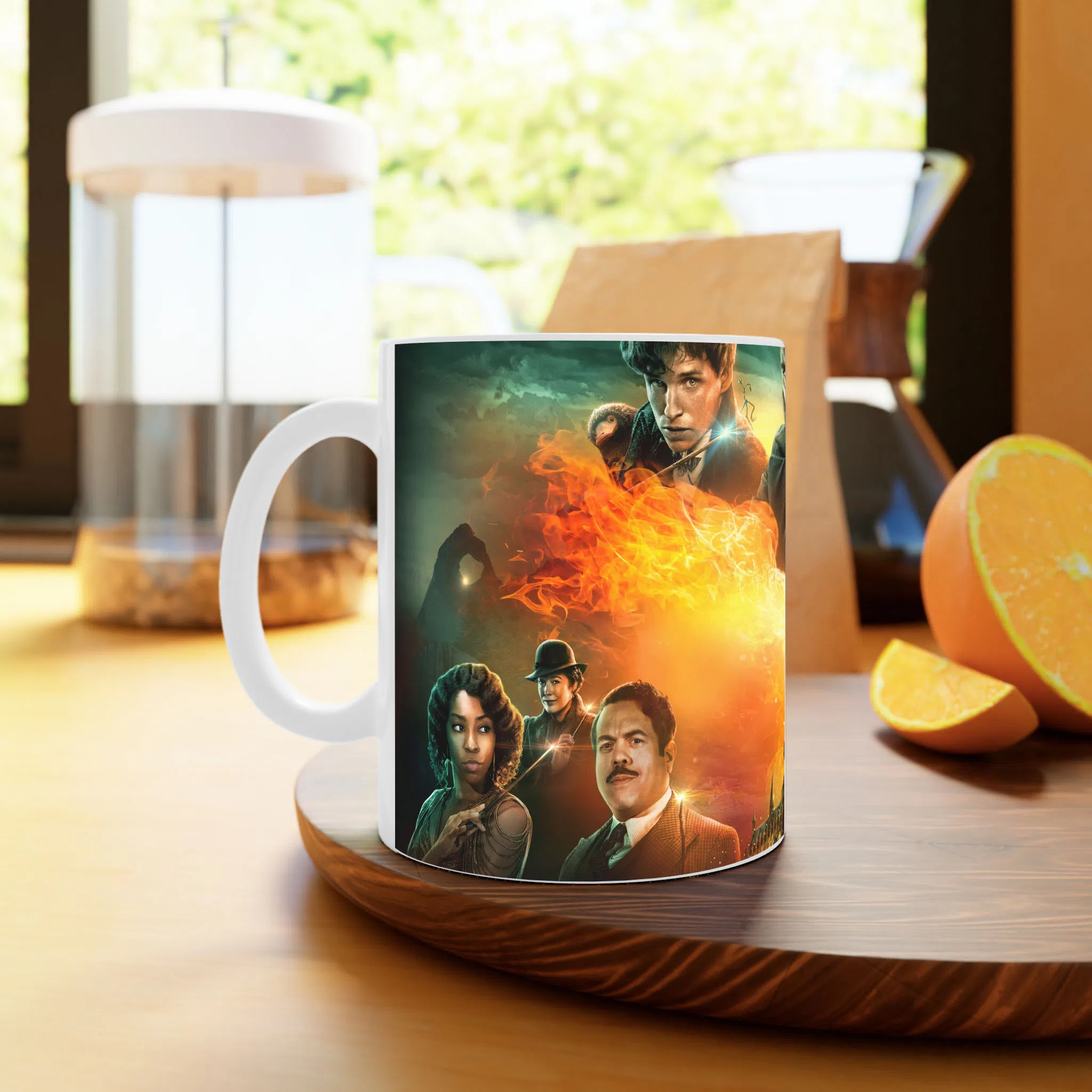 ماگ لیمینات طرح فیلم جانوران شگفت انگیز Fantastic Beasts کد NM11328 — تصویر 2