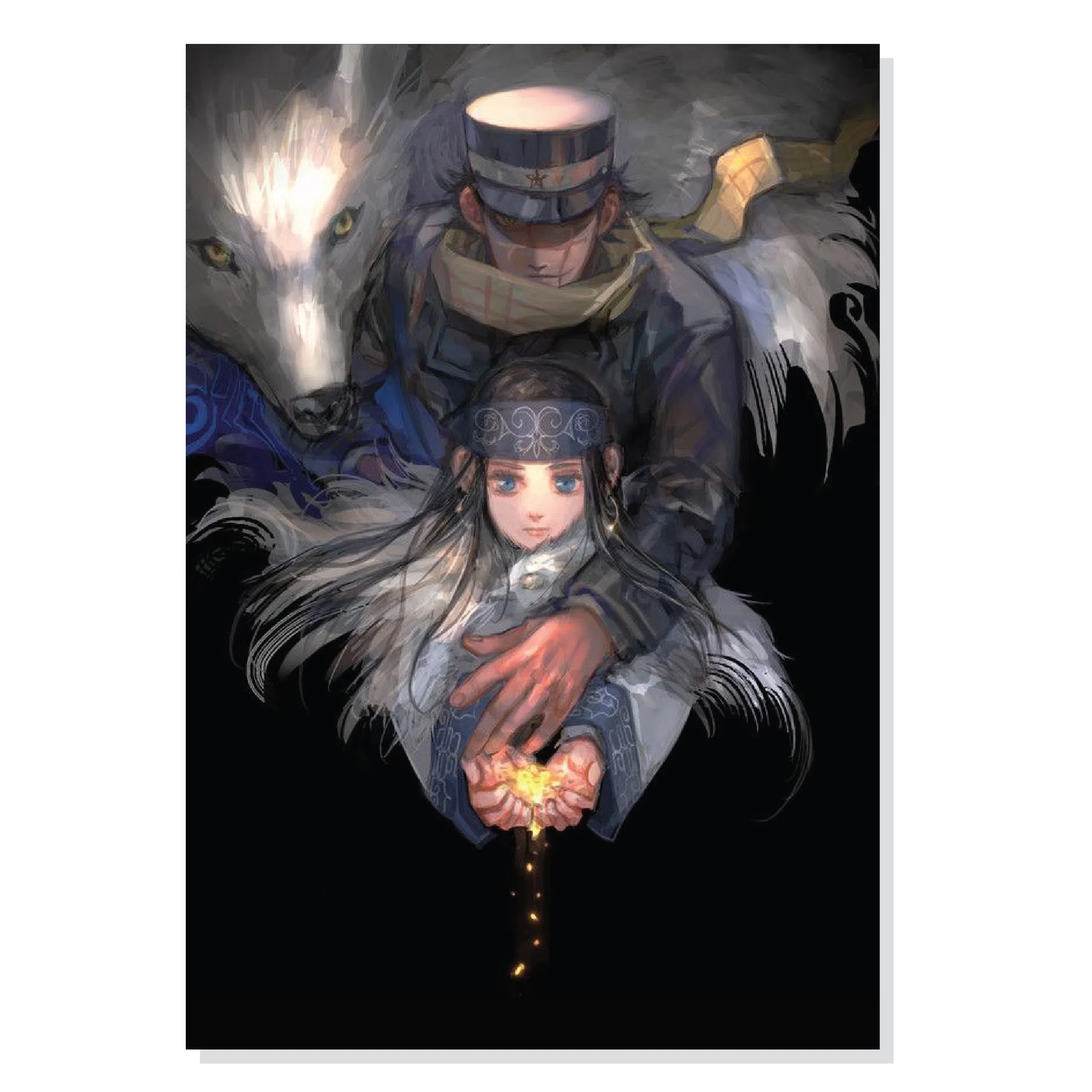 پوستر طرح انیمه کاموی طلایی مدل M0261 M0261 Golden Kamuy Anime Chassis Panel