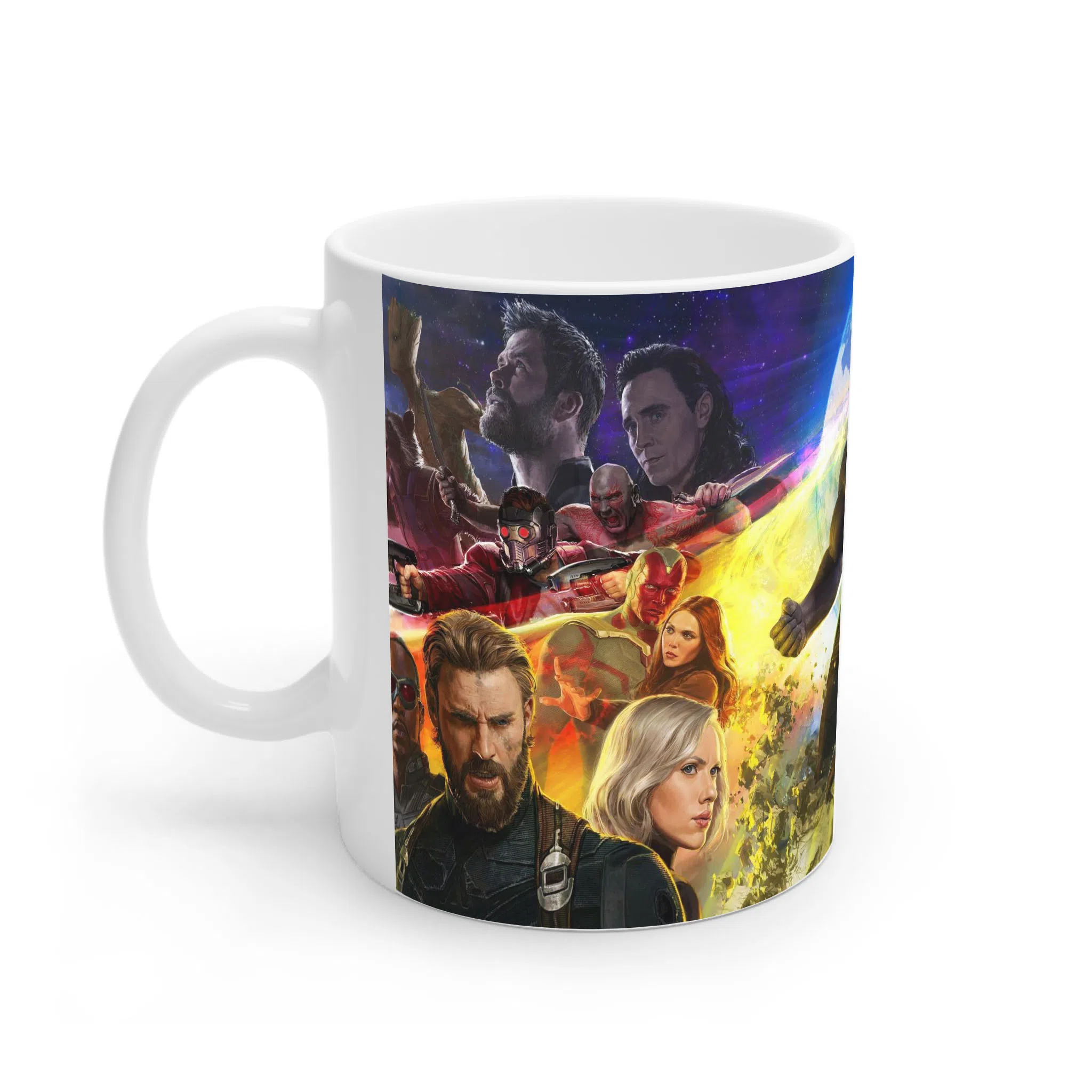 ماگ لیمینات طرح فیلم انتقام جویان Avengers کد NM10626 — تصویر 3