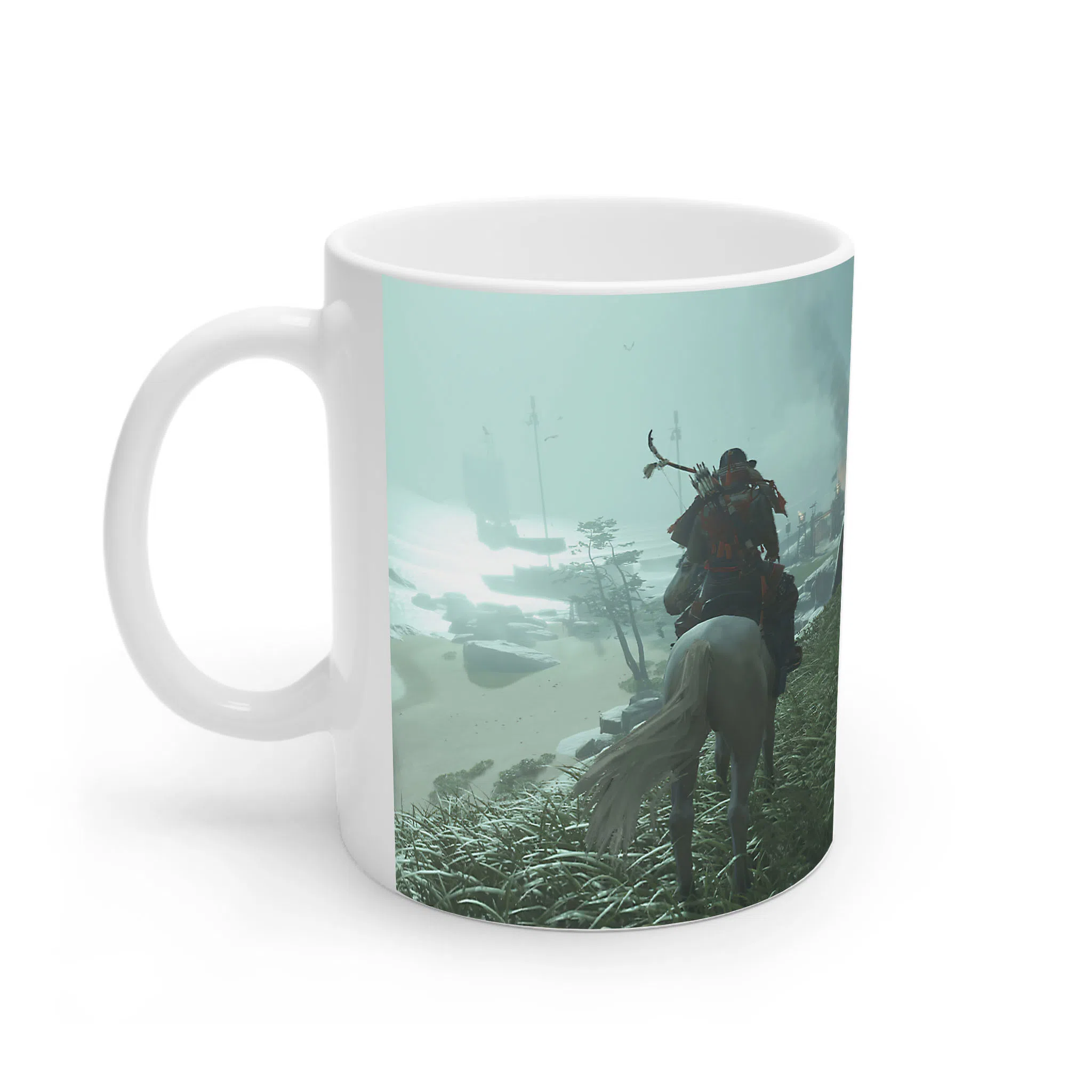 ماگ لیمینات طرح بازی Ghost of Tsushima Game کد NM7707