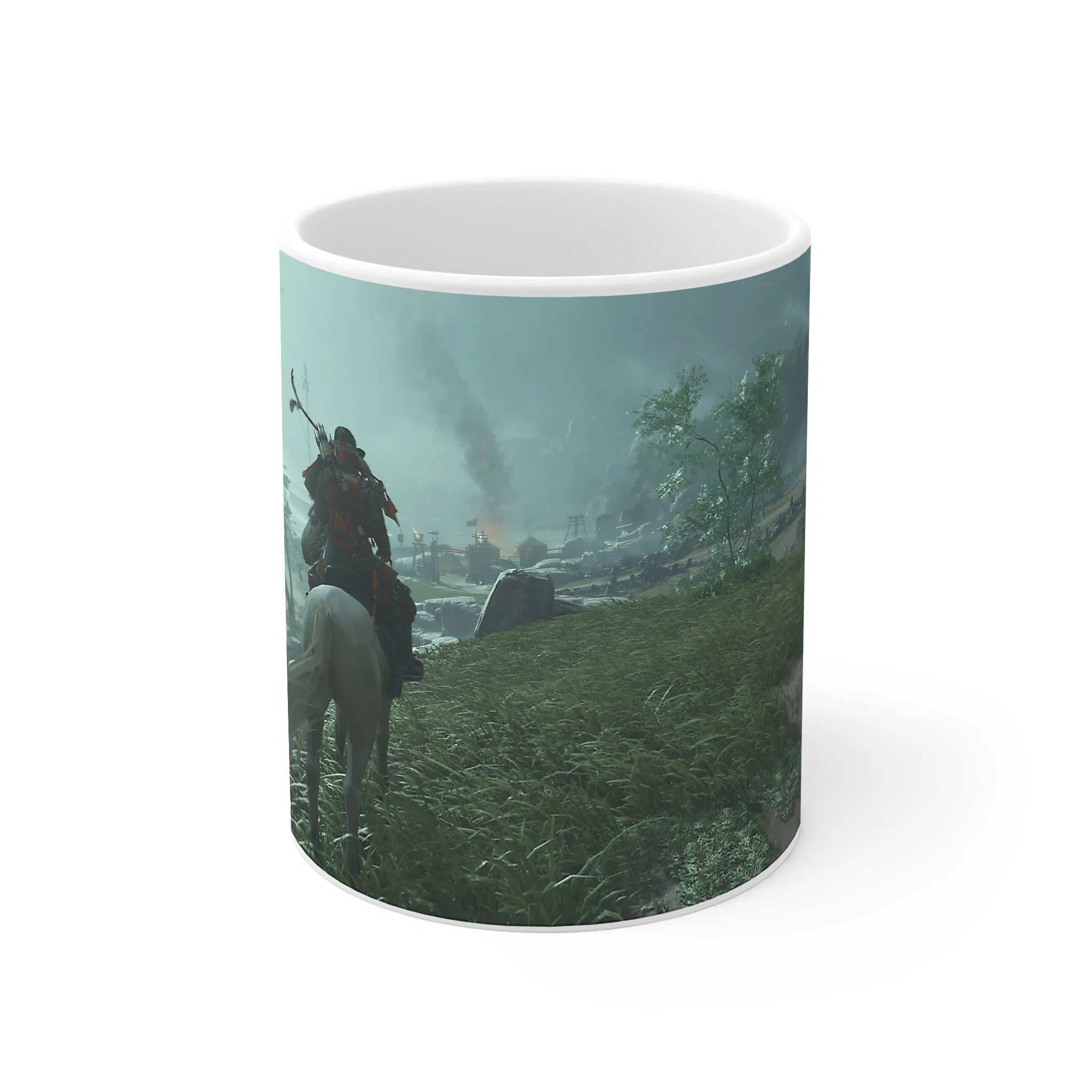 ماگ لیمینات طرح بازی Ghost of Tsushima Game کد NM7707 — تصویر 2