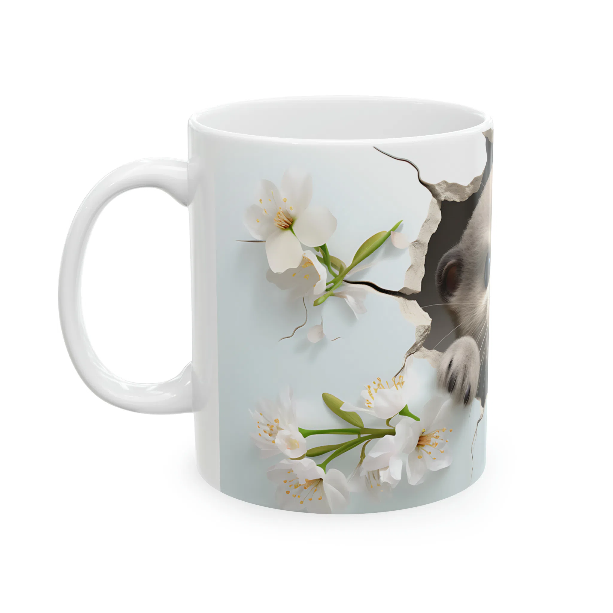 ماگ طرح سه بعدی سمور خندان مدل NM3058 — تصویر 7
