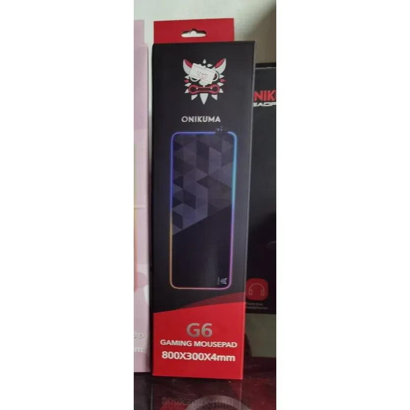 ماوس پد مخصوص بازی اونیکوما مدل G6 RGB — تصویر 5