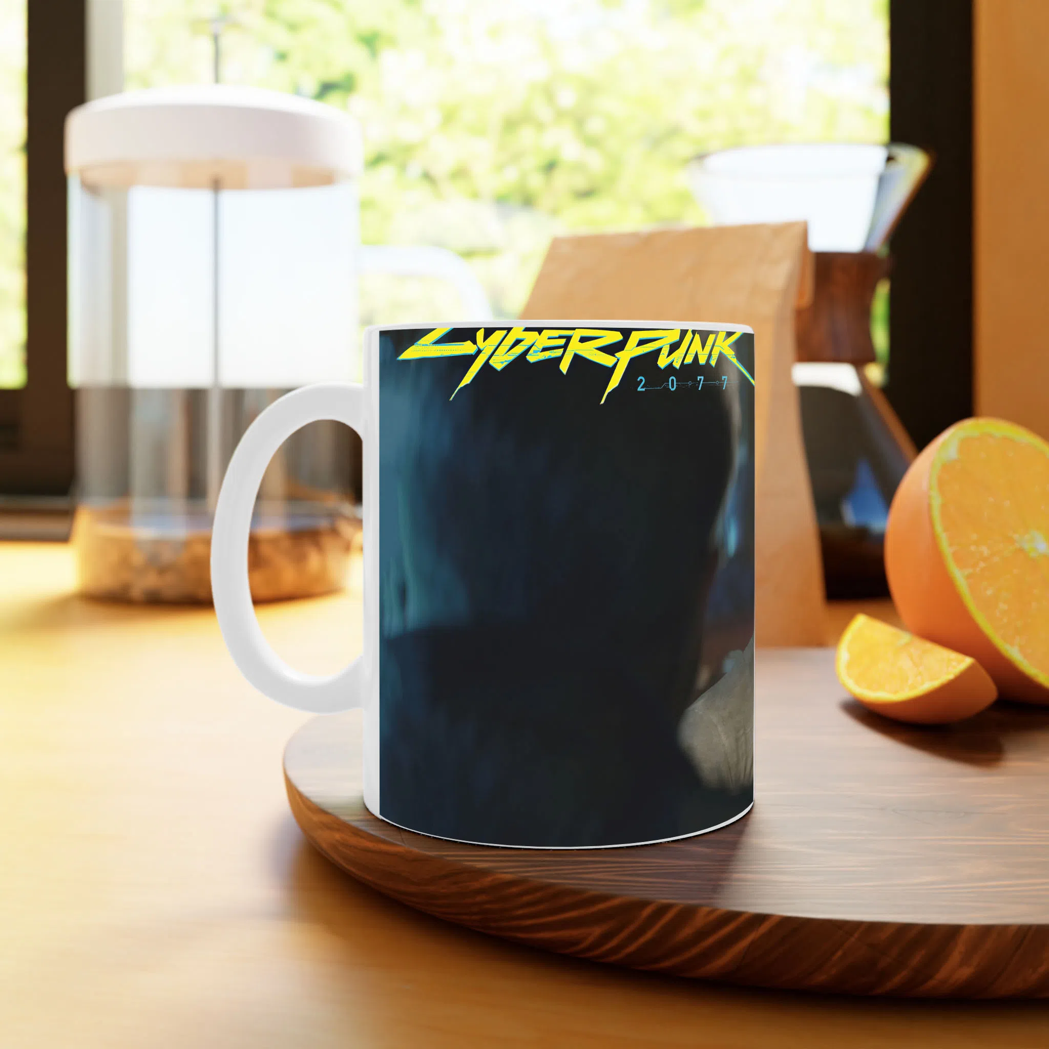 ماگ لیمینات طرح بازی سایبرپانک Cyberpunk 2077 Game کد NM6792 — تصویر 3