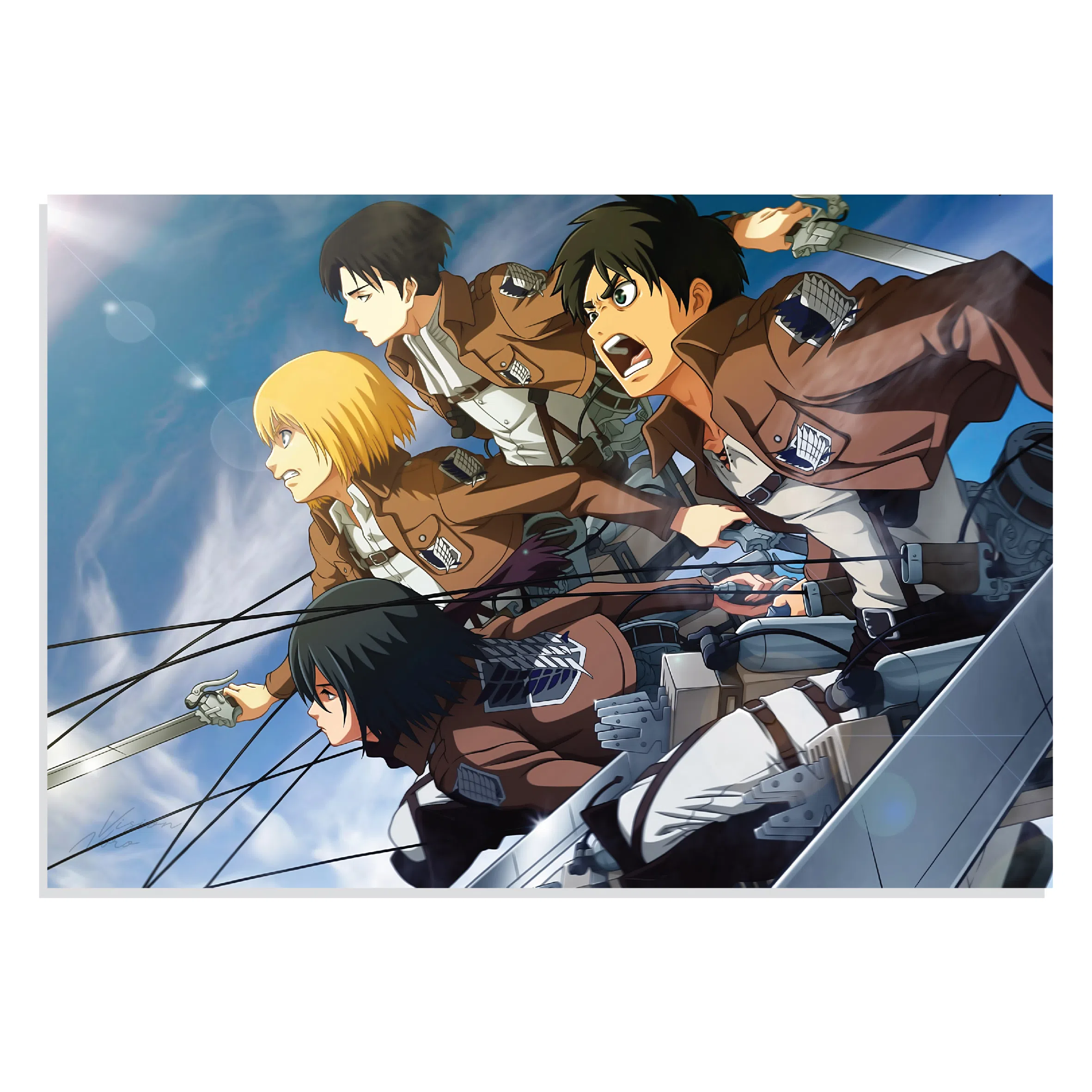 پوستر طرح انیمه Attack on Titan مدل NV0291