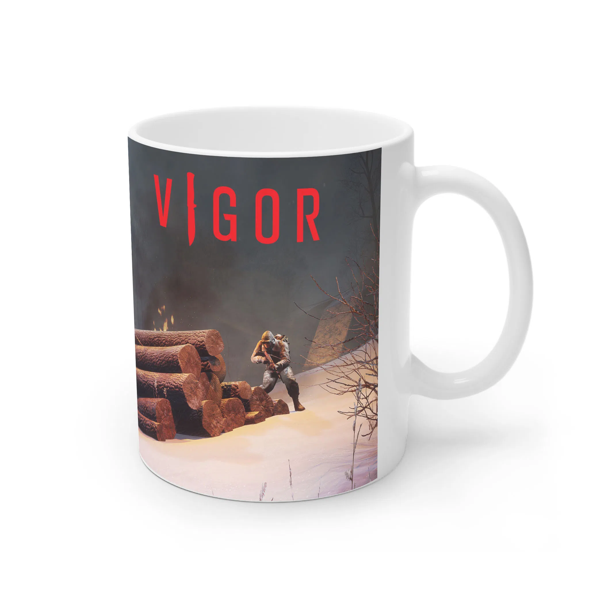 ماگ لیمینات طرح بازی Vigor Game کد NM10324 — تصویر 3