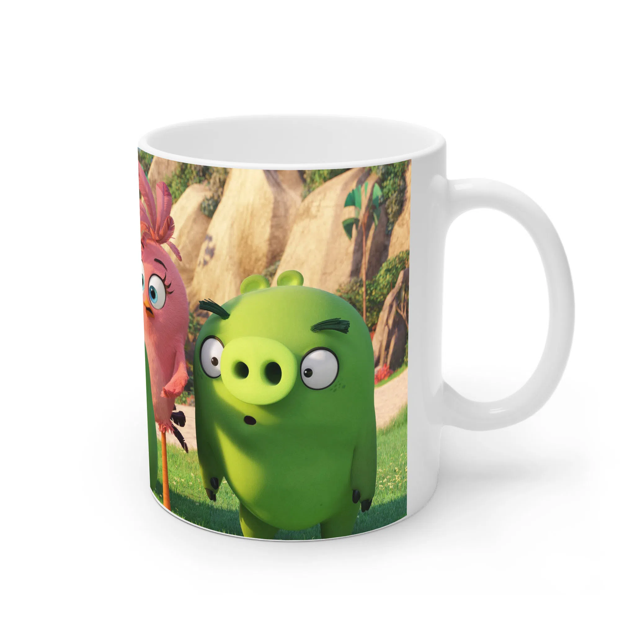 ماگ لیمینات طرح فیلم انگری بردز Angry Birds کد NM10479 — تصویر 2