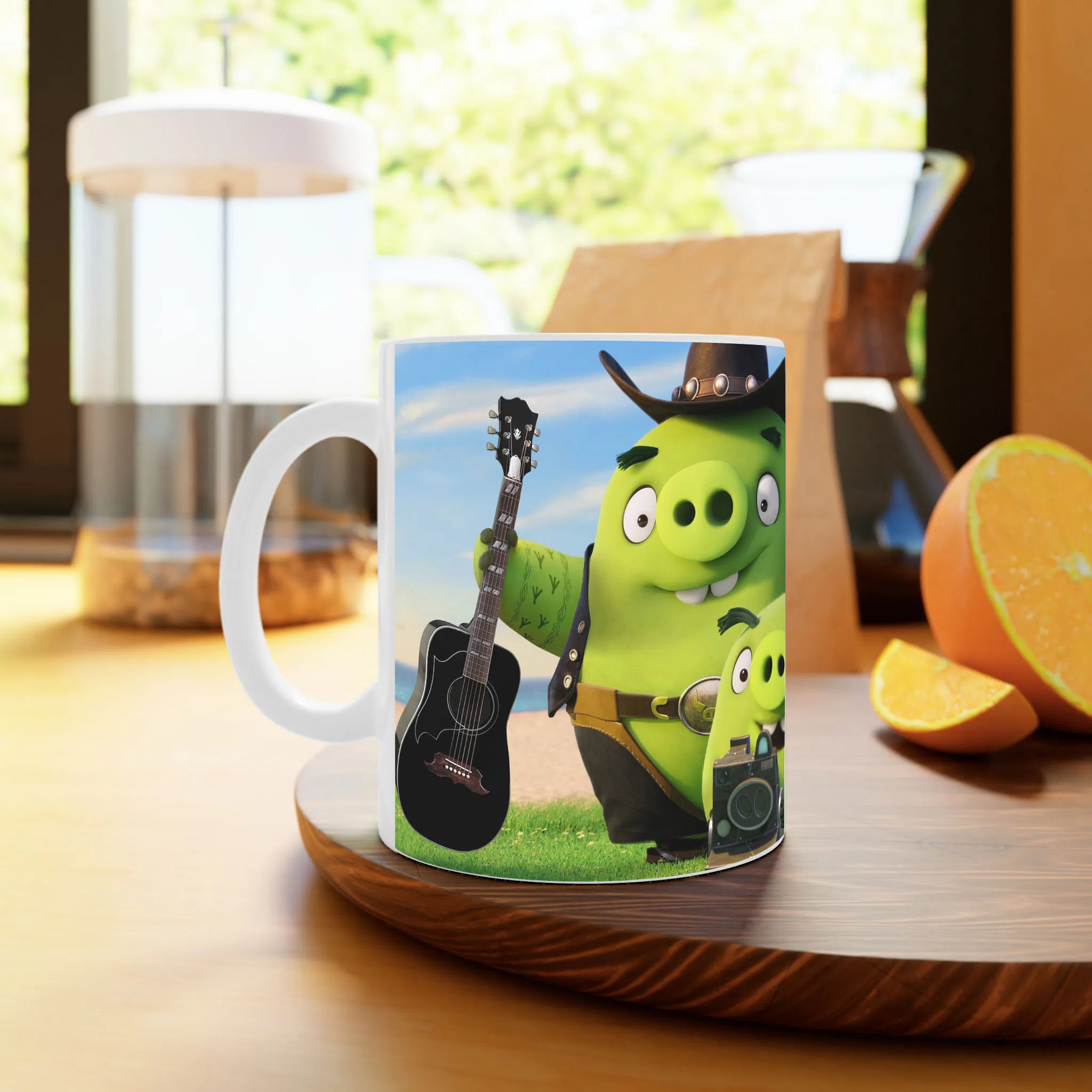 ماگ لیمینات طرح فیلم انگری بردز Angry Birds کد NM10479 — تصویر 3