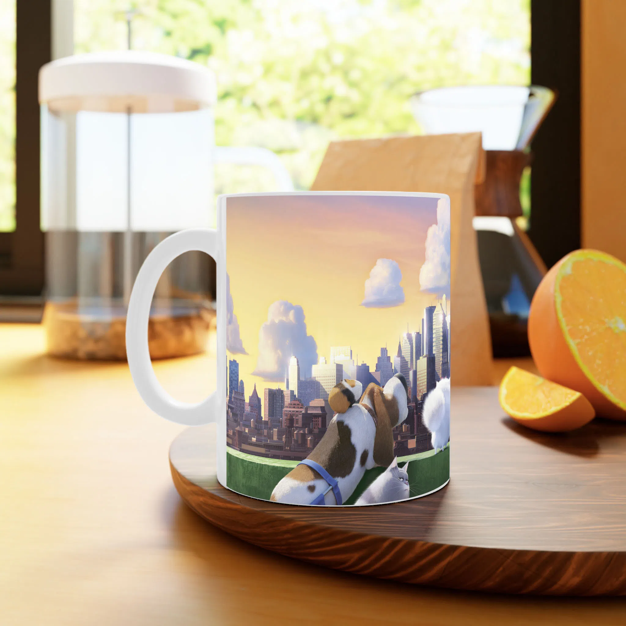 ماگ لیمینات طرح فیلم زندگی پنهان جانوران خانگی The Secret Life of Pets کد NM13056 — تصویر 3
