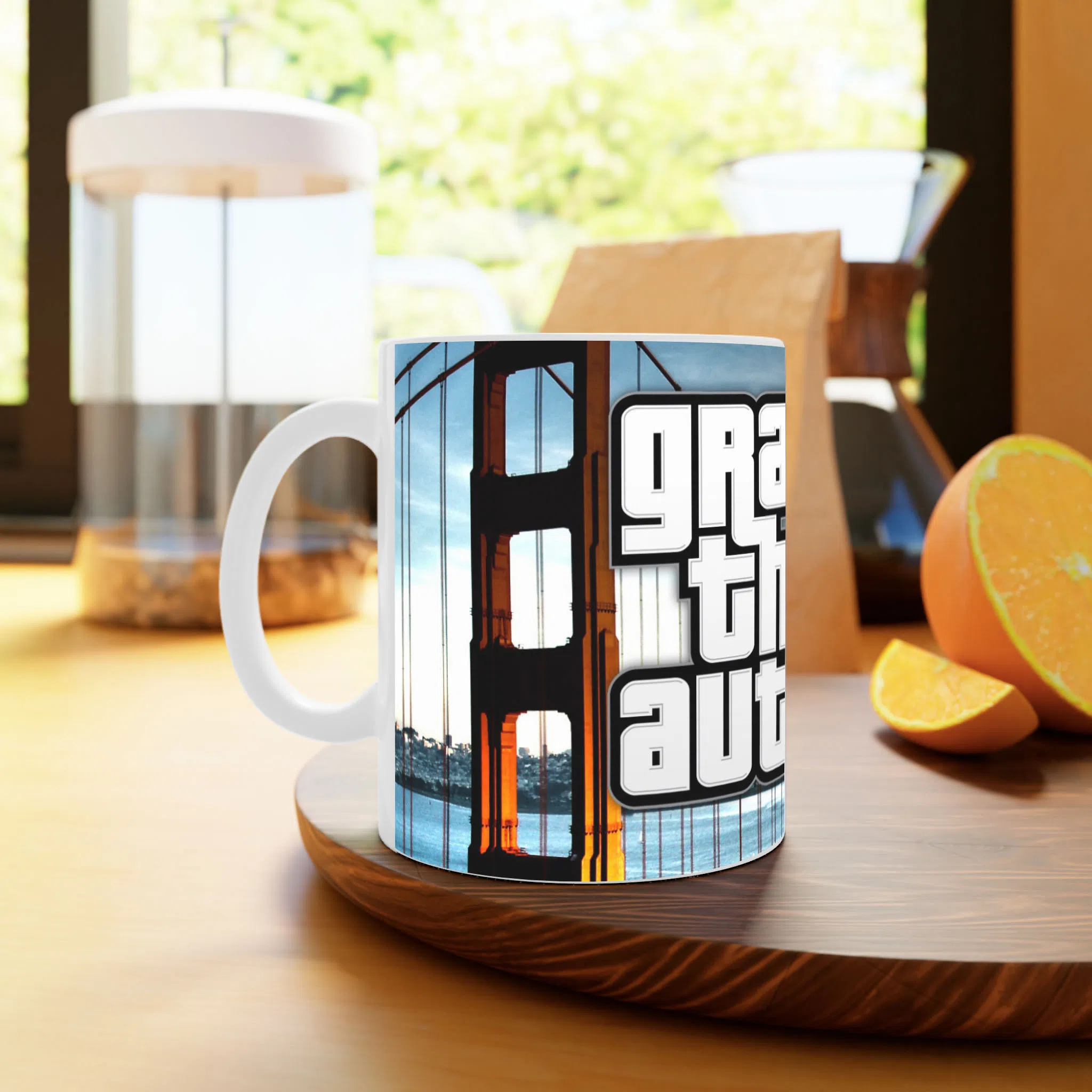 ماگ لیمینات طرح بازی Grand Theft Auto GTA Game کد NM7934 — تصویر 3